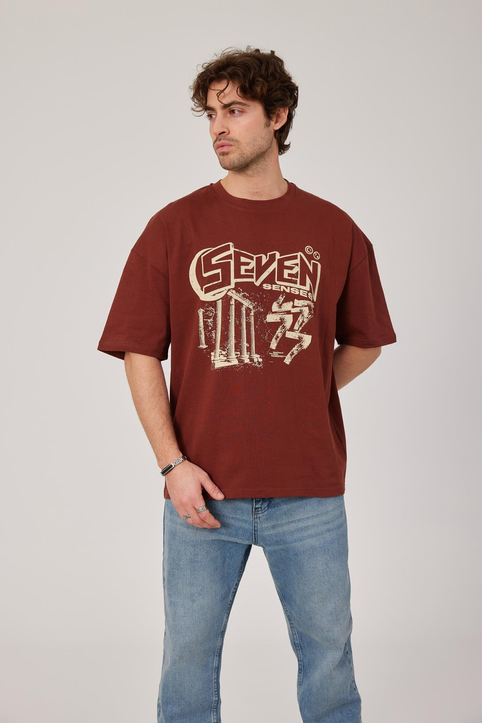 Seven Senses Bordo Tshirt