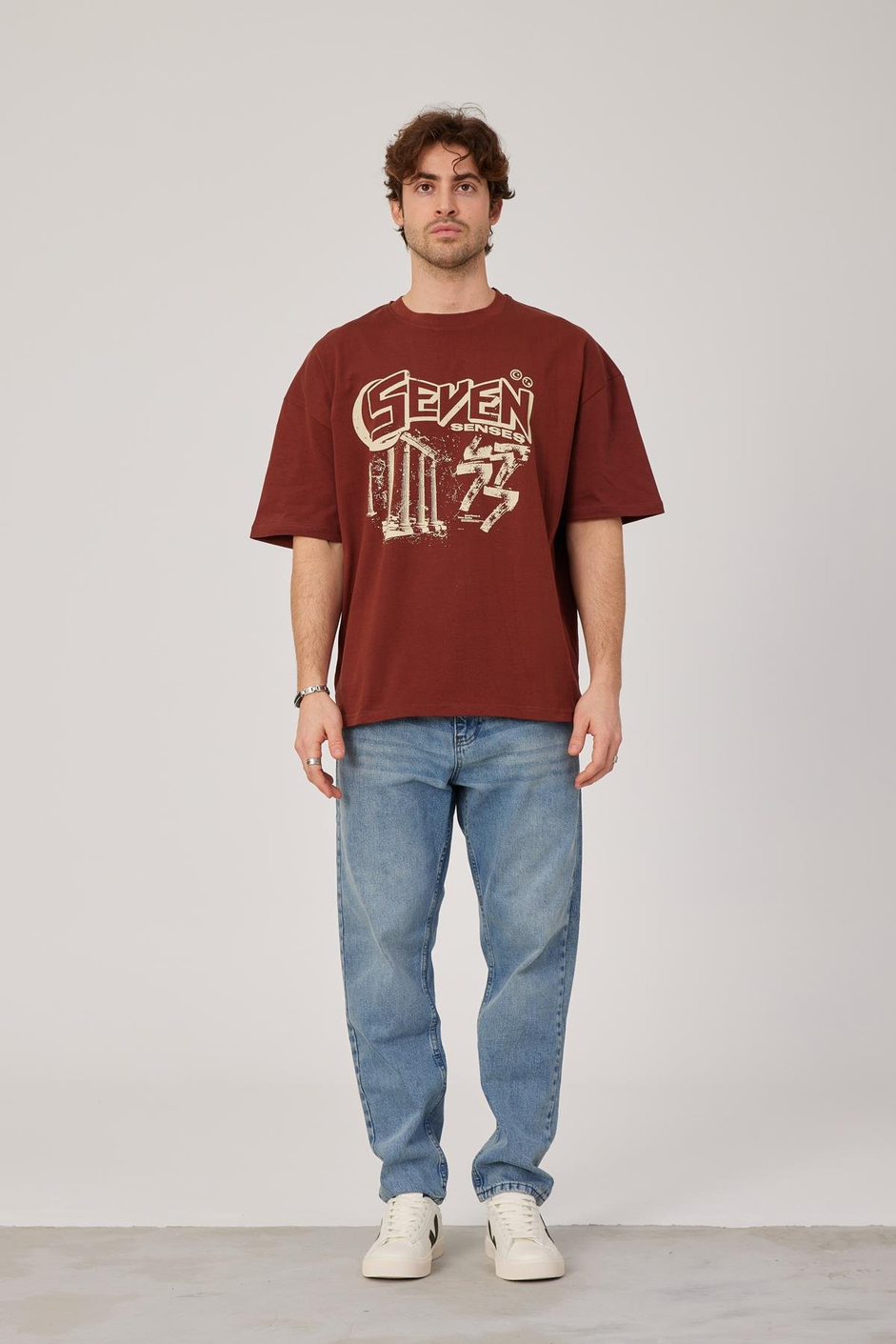Seven Senses Bordo Tshirt