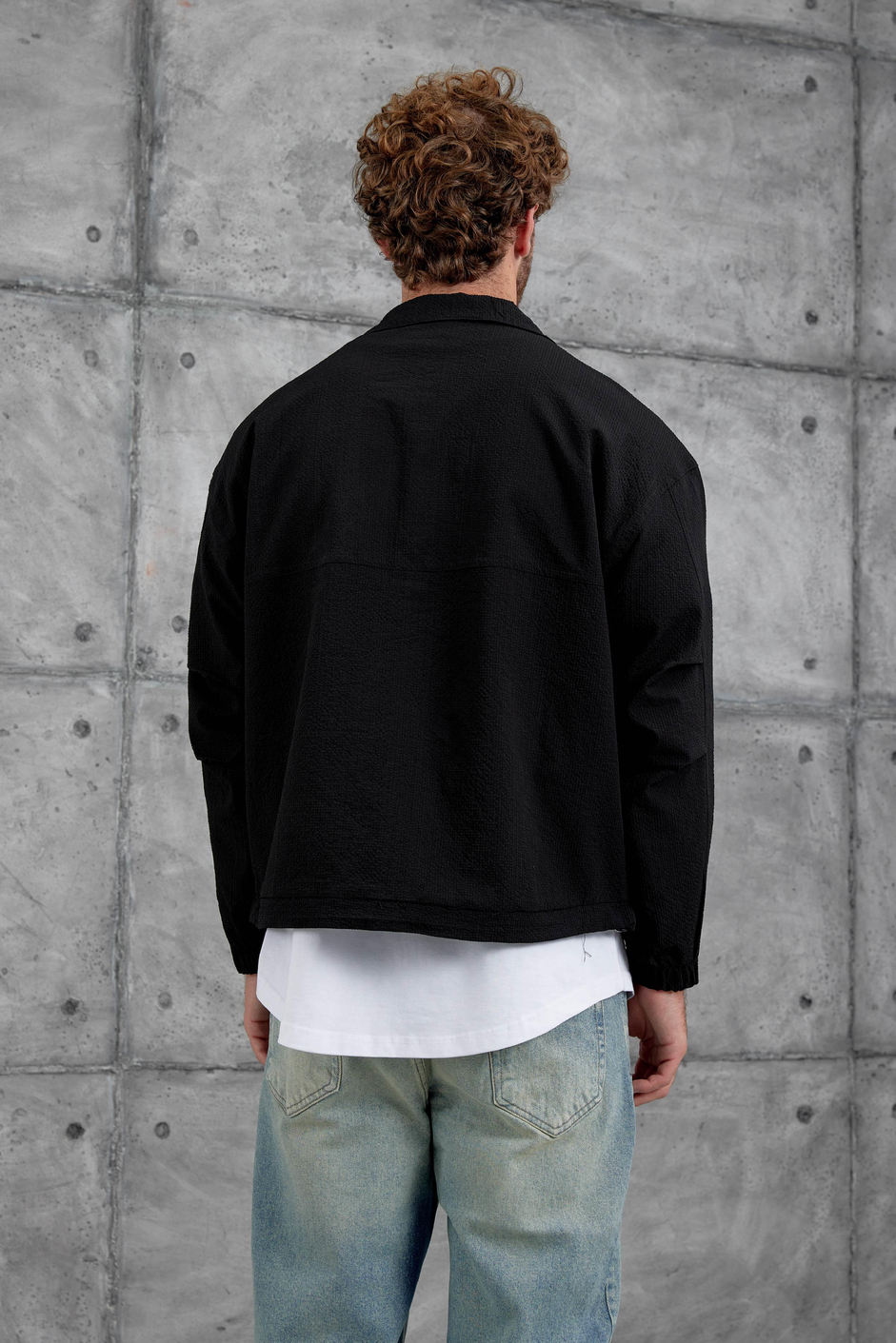 Siyah 251 Mevsimlik Oversize Ceket