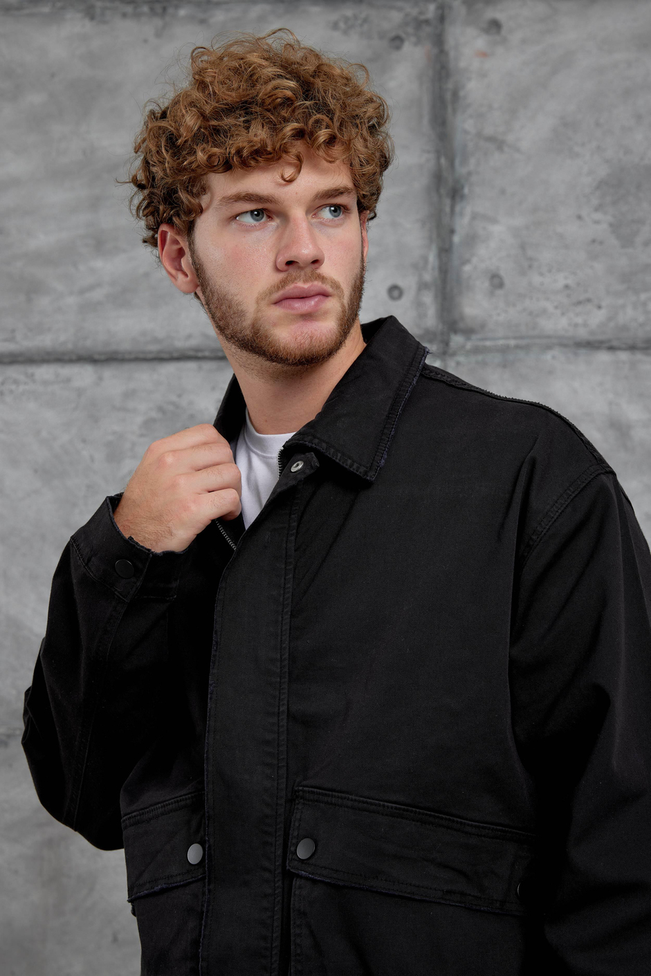 Siyah 251 Yıkamalı Oversize Ceket