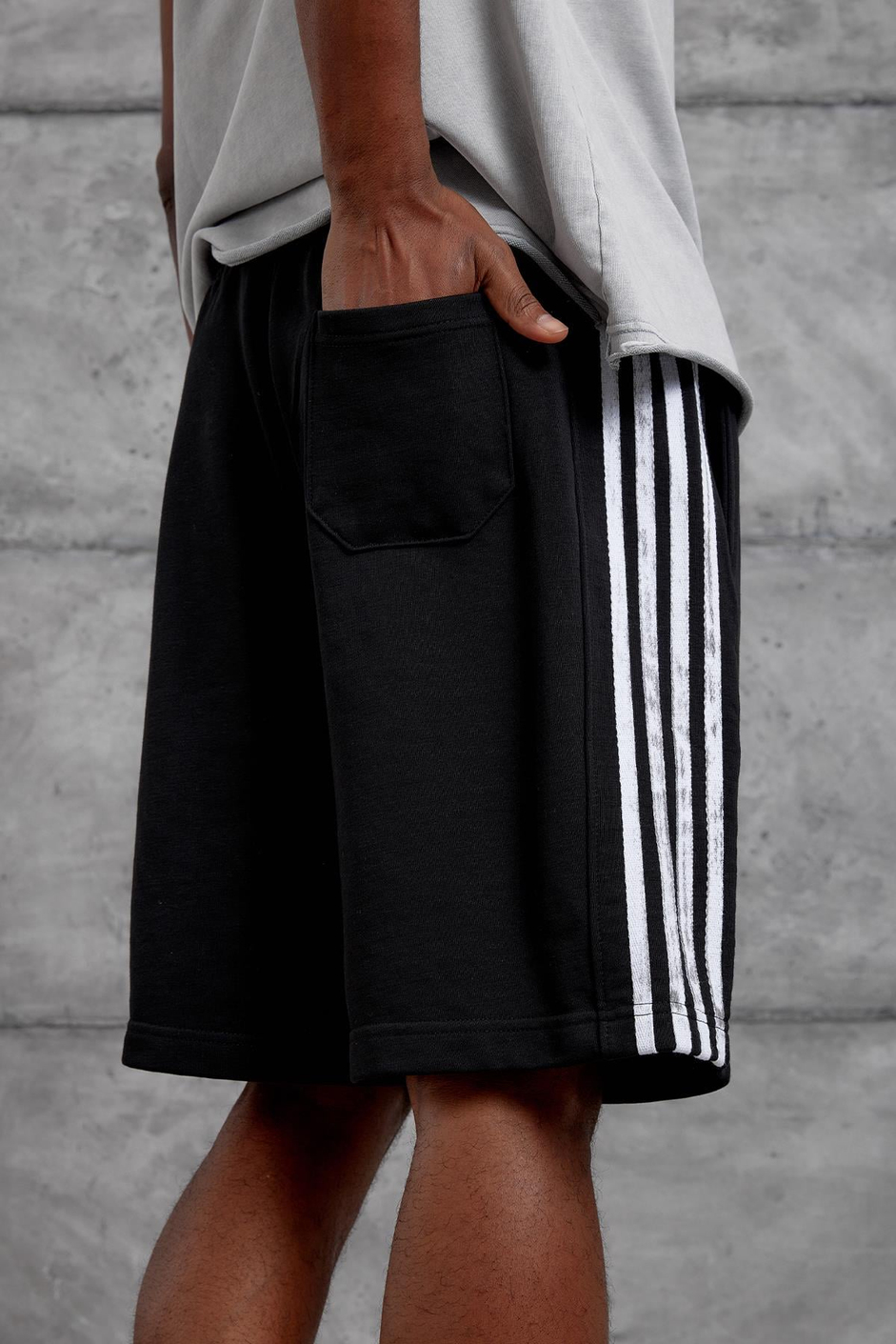 Siyah ARMA BASKILI OVERSIZE SORT