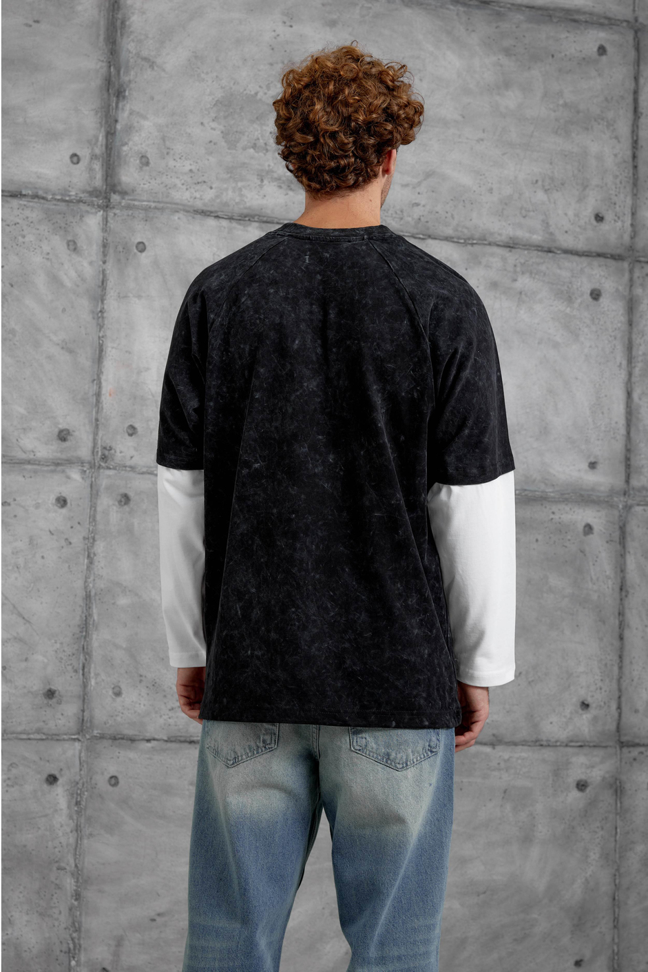 Siyah ASTERPİECE BASKILI OVERSİZE SWEATSHIRT