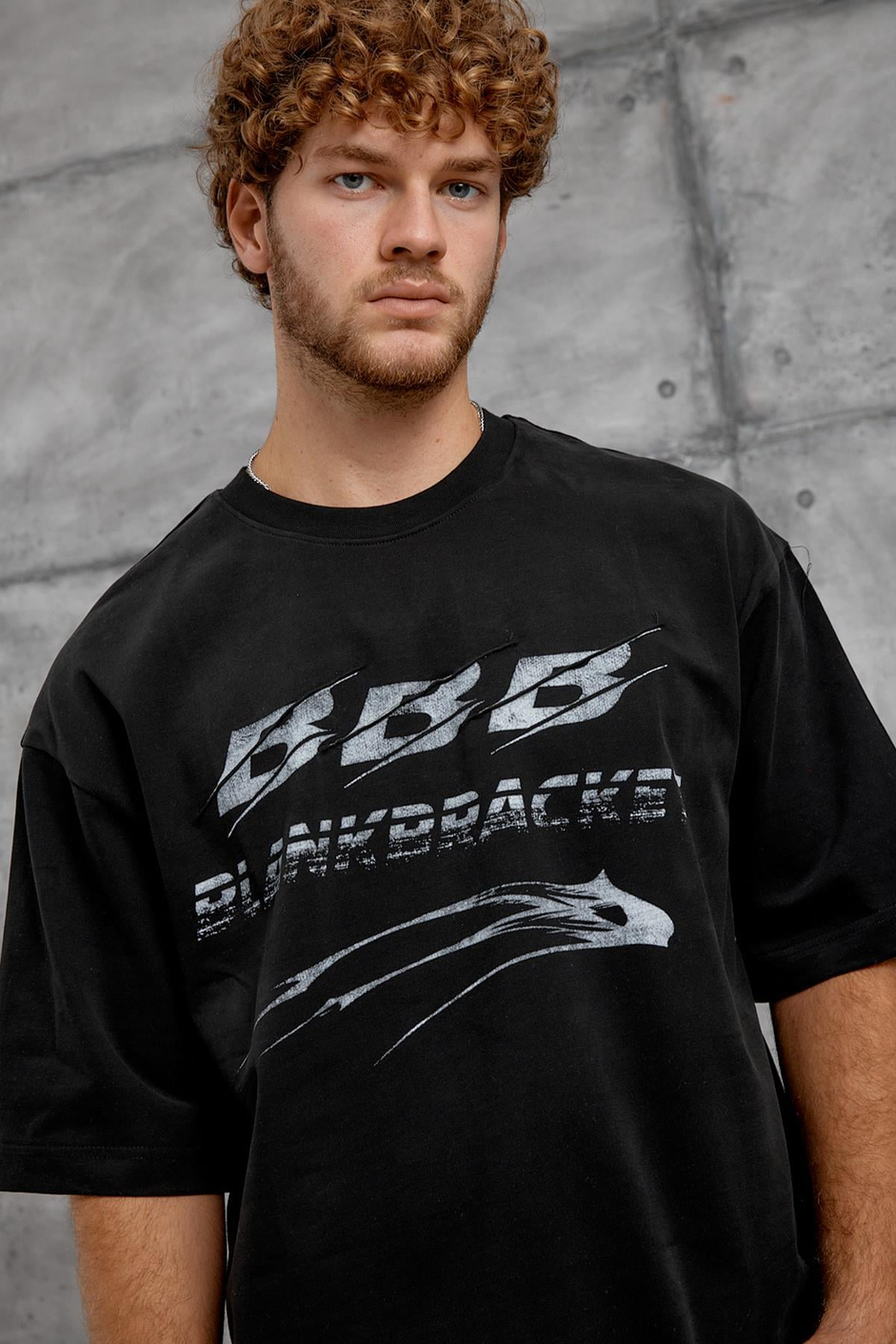 Siyah BBB BASKI OVERSIZE TSHIRT