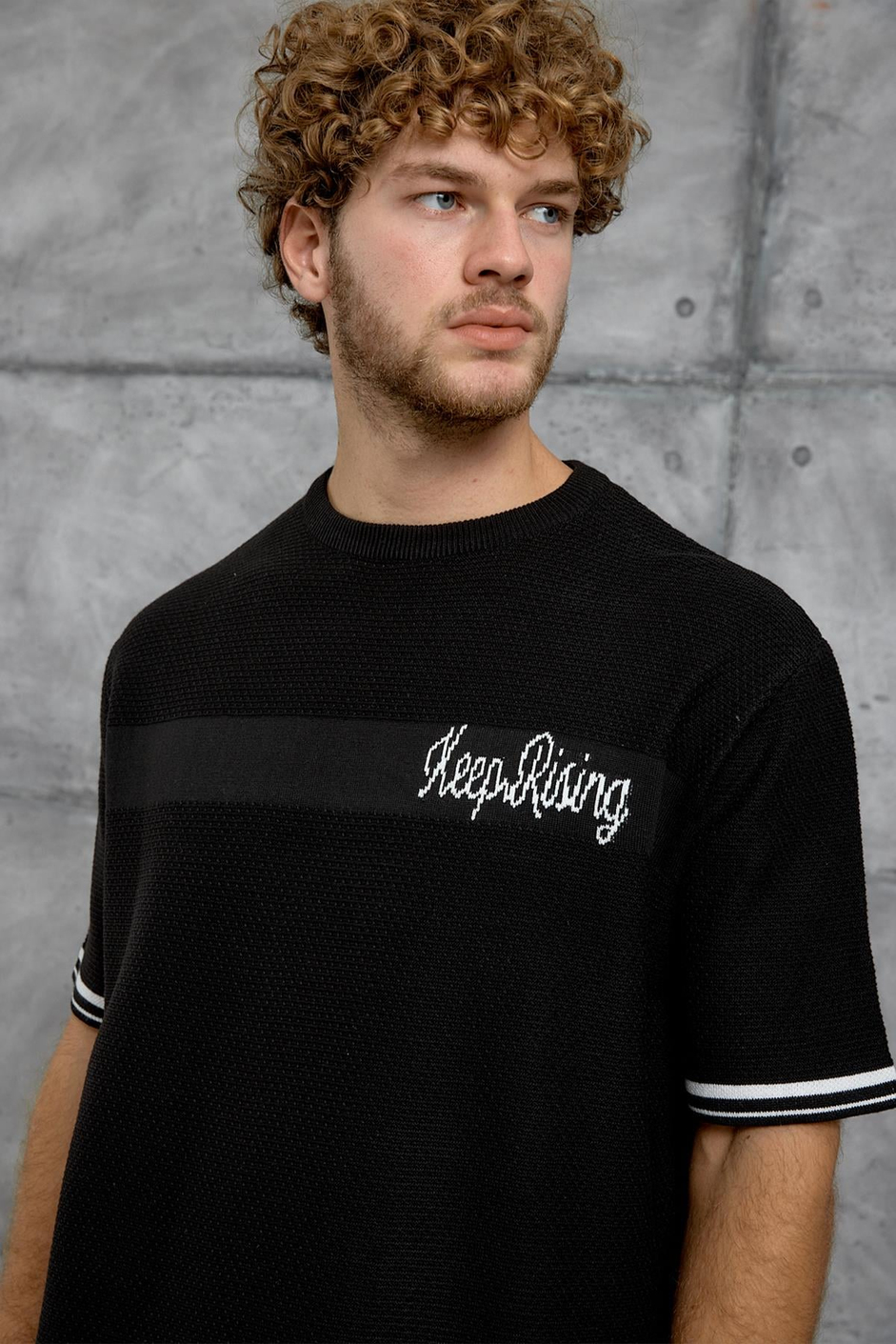 Siyah DP BİSİKLET YALA TRİKO TSHIRT