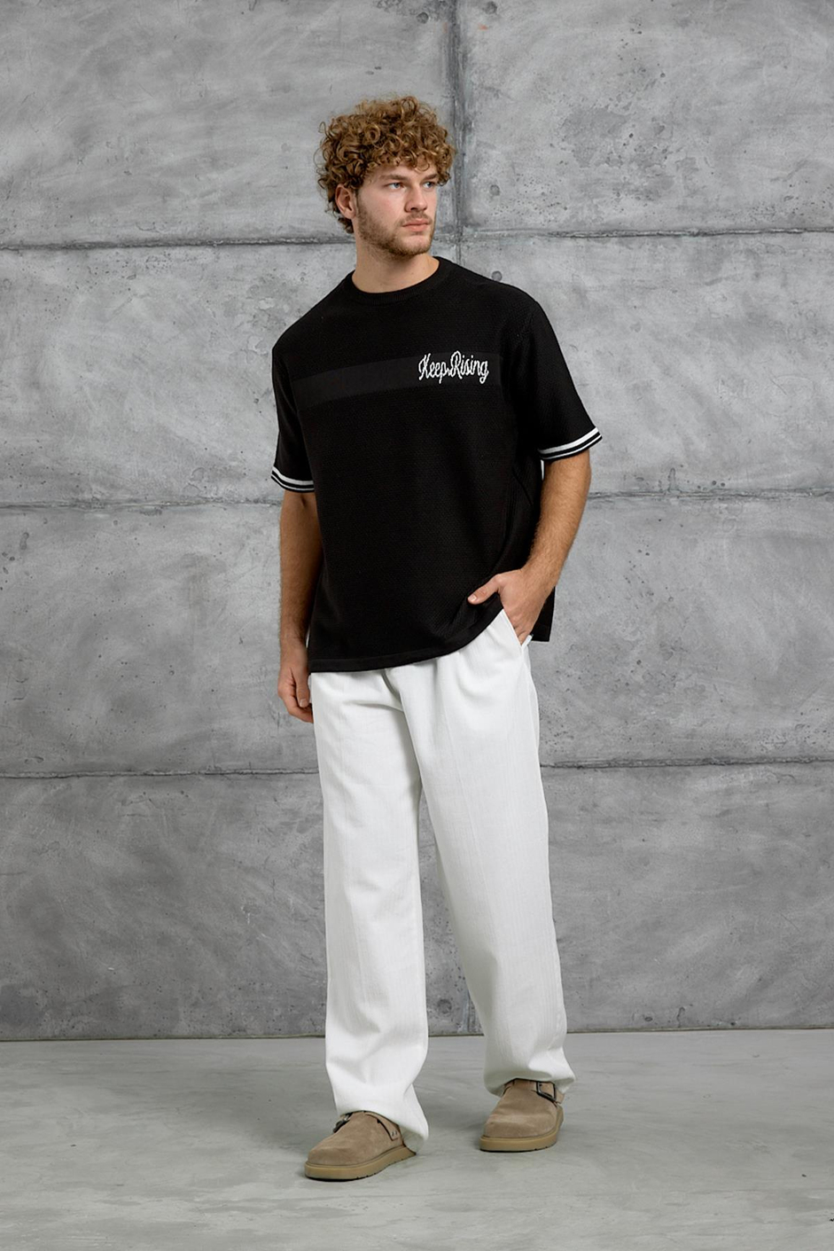 Siyah DP BİSİKLET YALA TRİKO TSHIRT