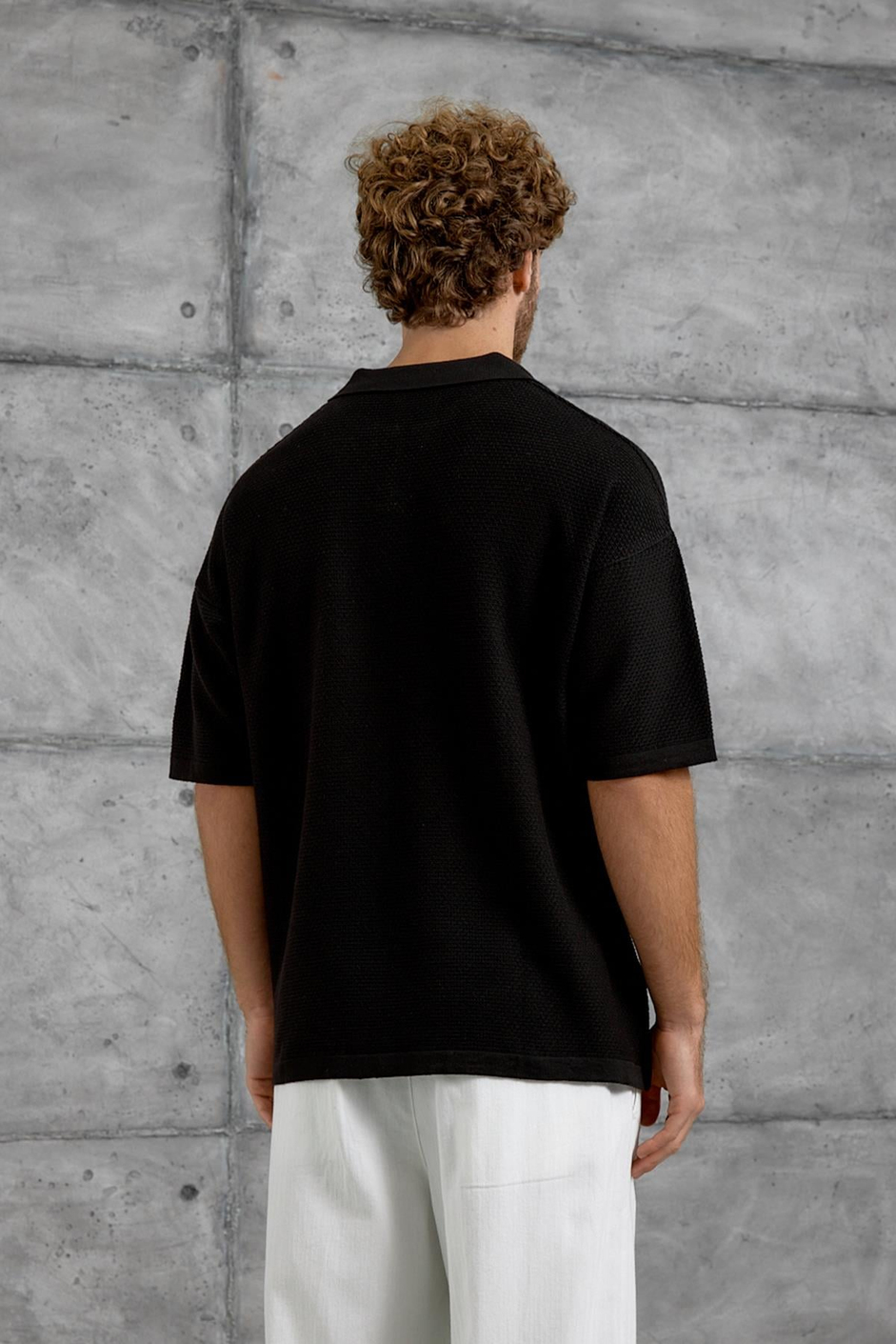 Siyah DP KEEP BAKILI TRİKO TSHIRT