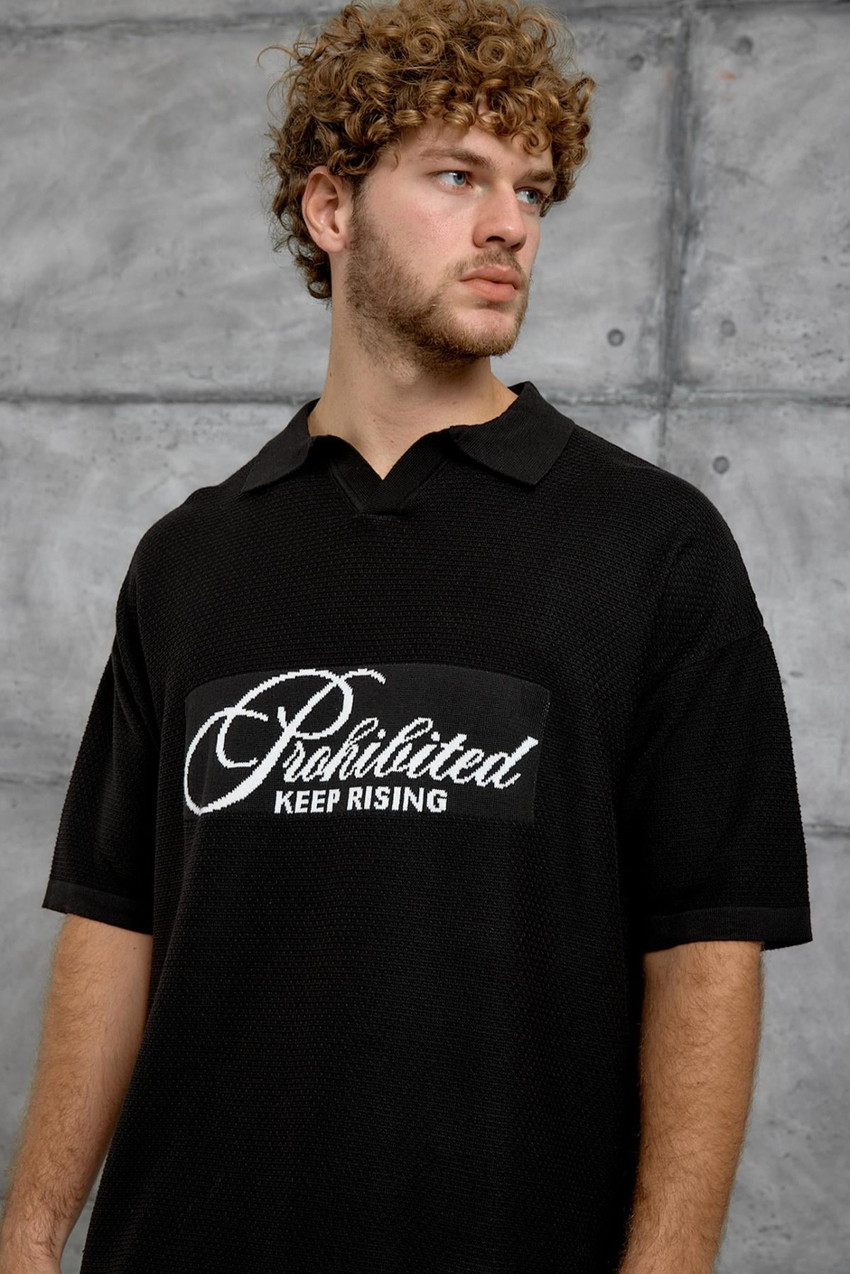 Siyah DP KEEP BAKILI TRİKO TSHIRT