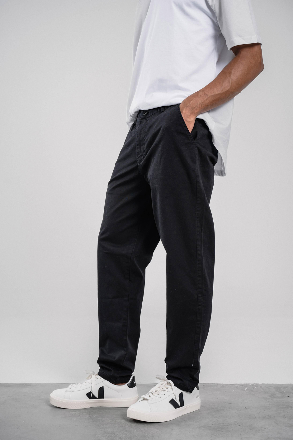 Siyah Gabardin Pantolon