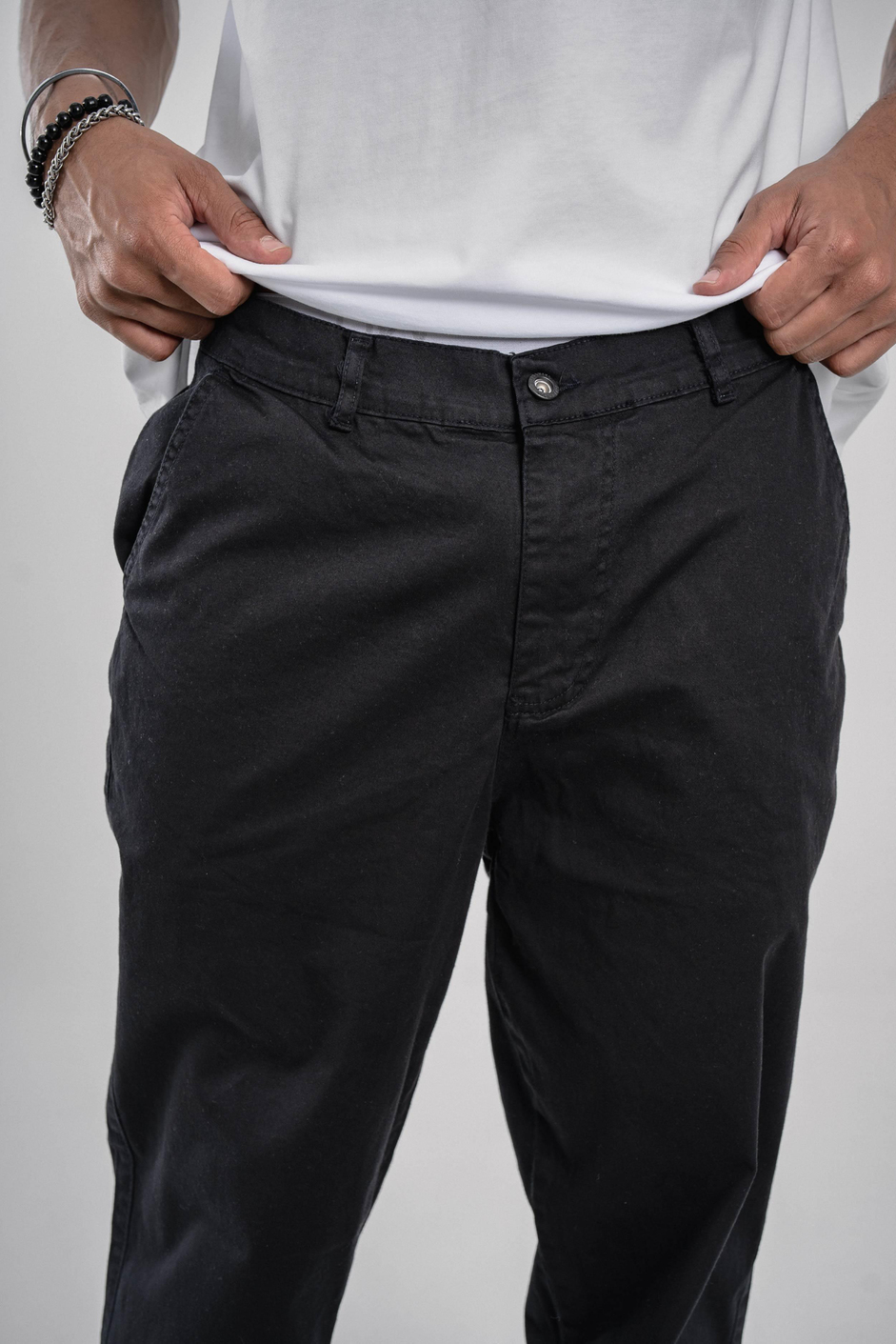 Siyah Gabardin Pantolon