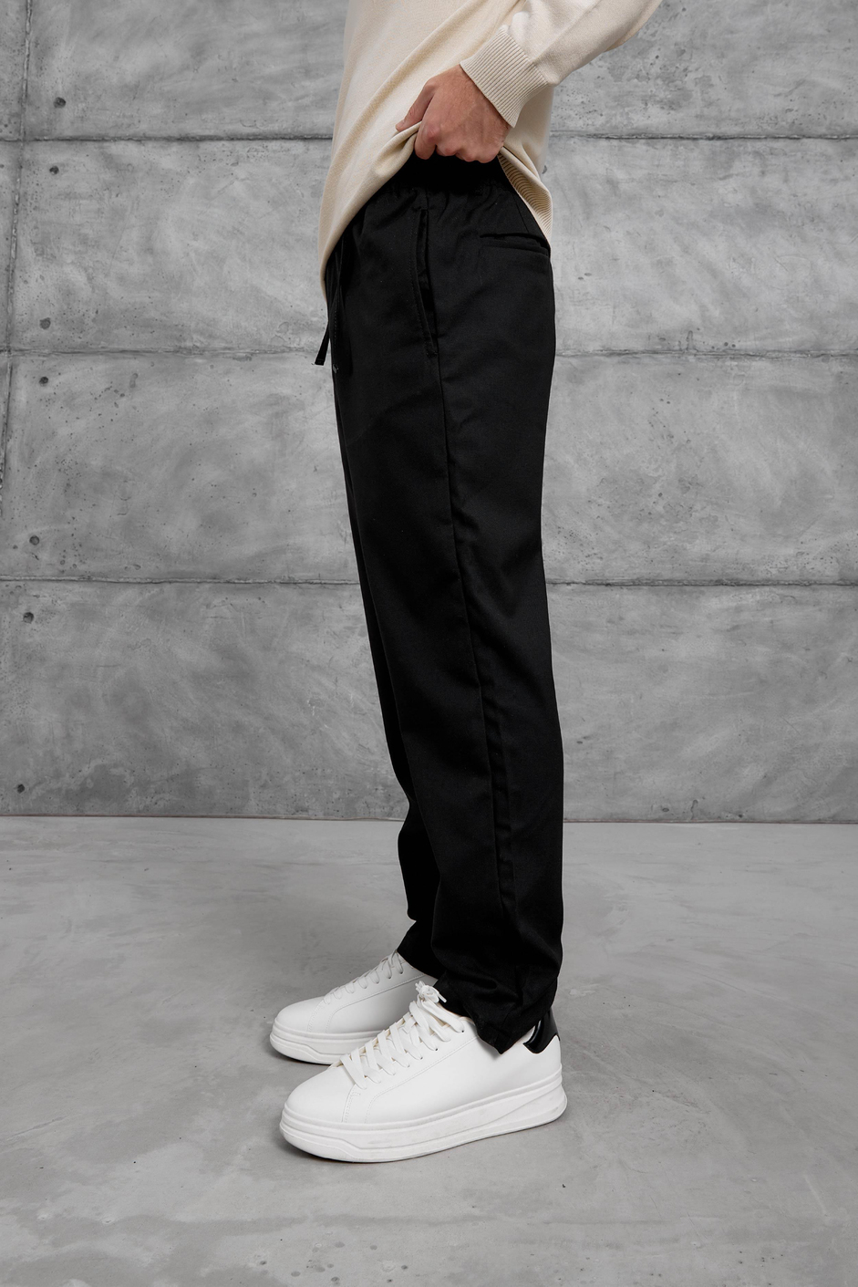 Siyah MMX JOGGER KUMAŞ PANTOLON