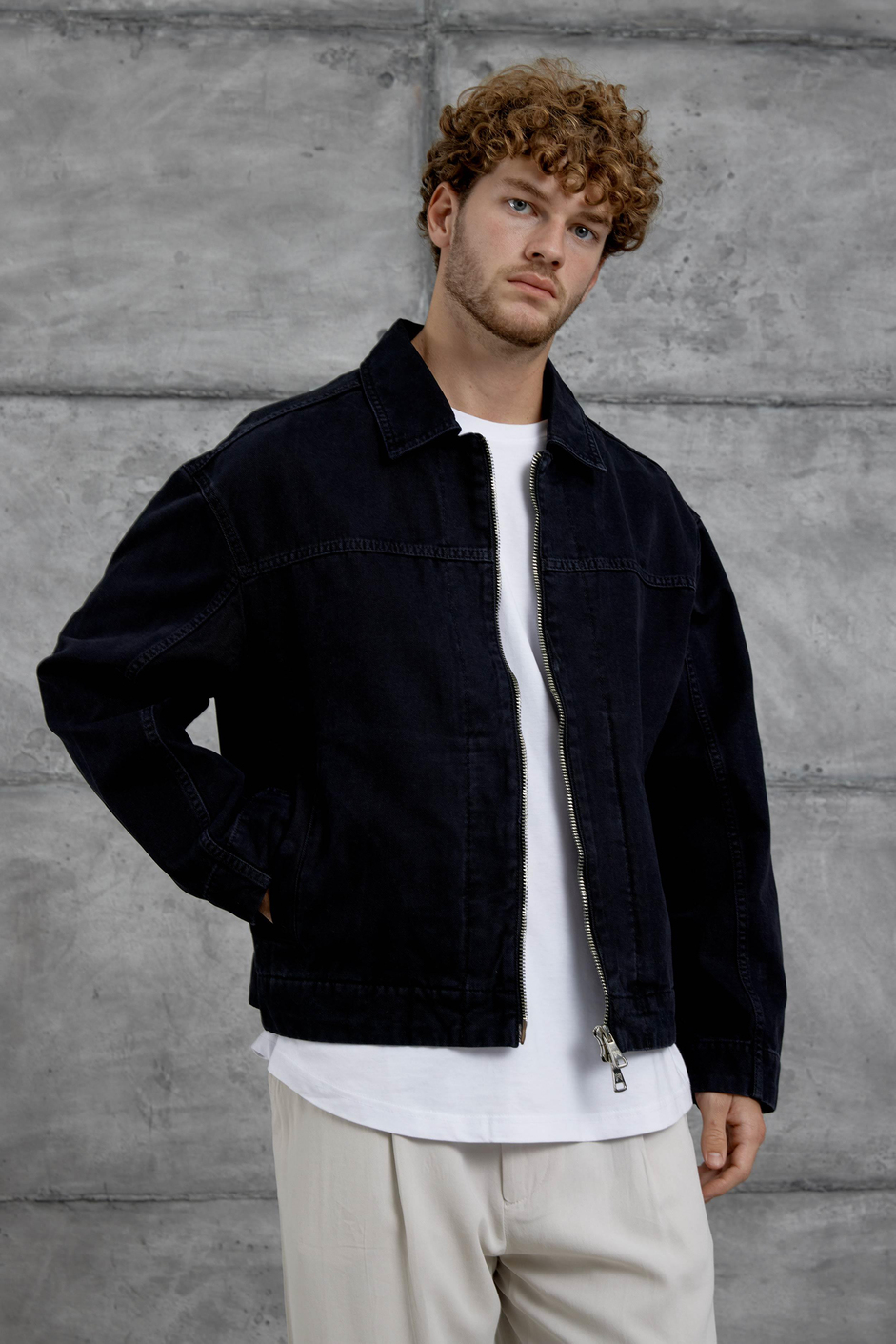 Siyah Mmx Oversize Kot Ceket