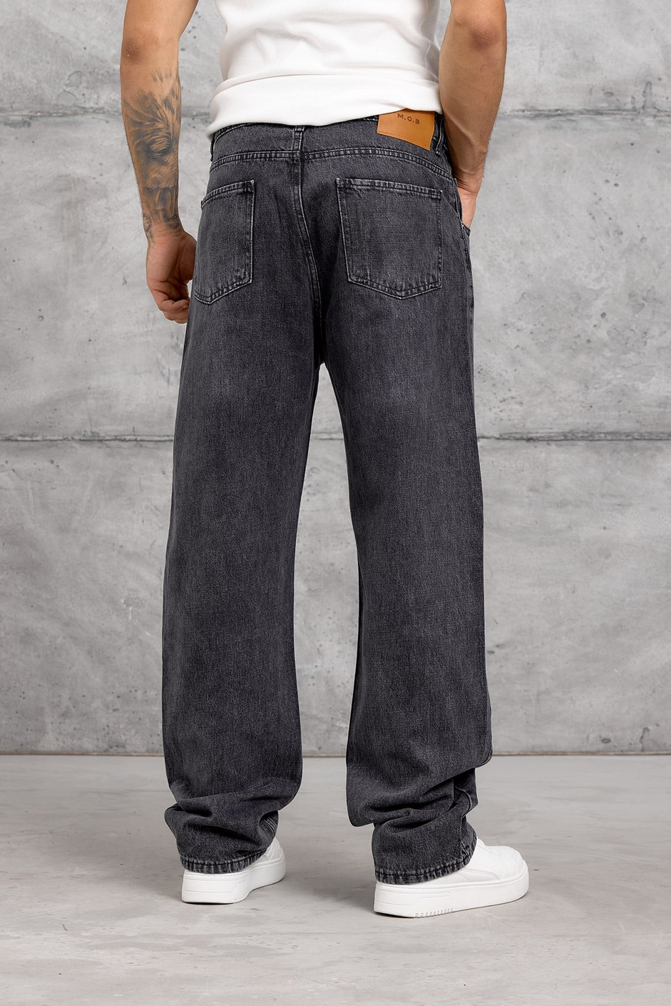 Siyah MOBB BAGGY JEAN