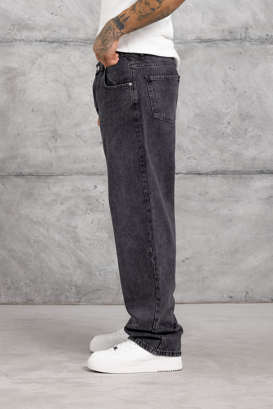 Siyah MOBB BAGGY JEAN