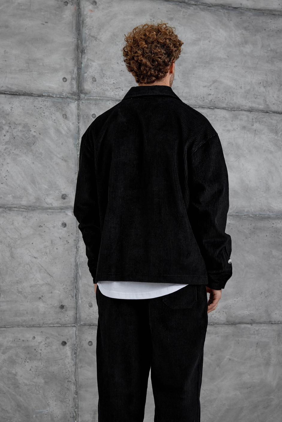 Siyah Nmrc Oversize Kadife Takım