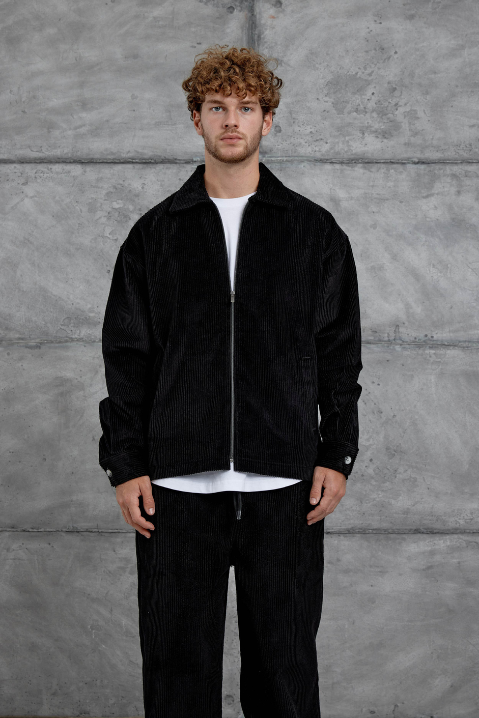 Siyah Nmrc Oversize Kadife Takım