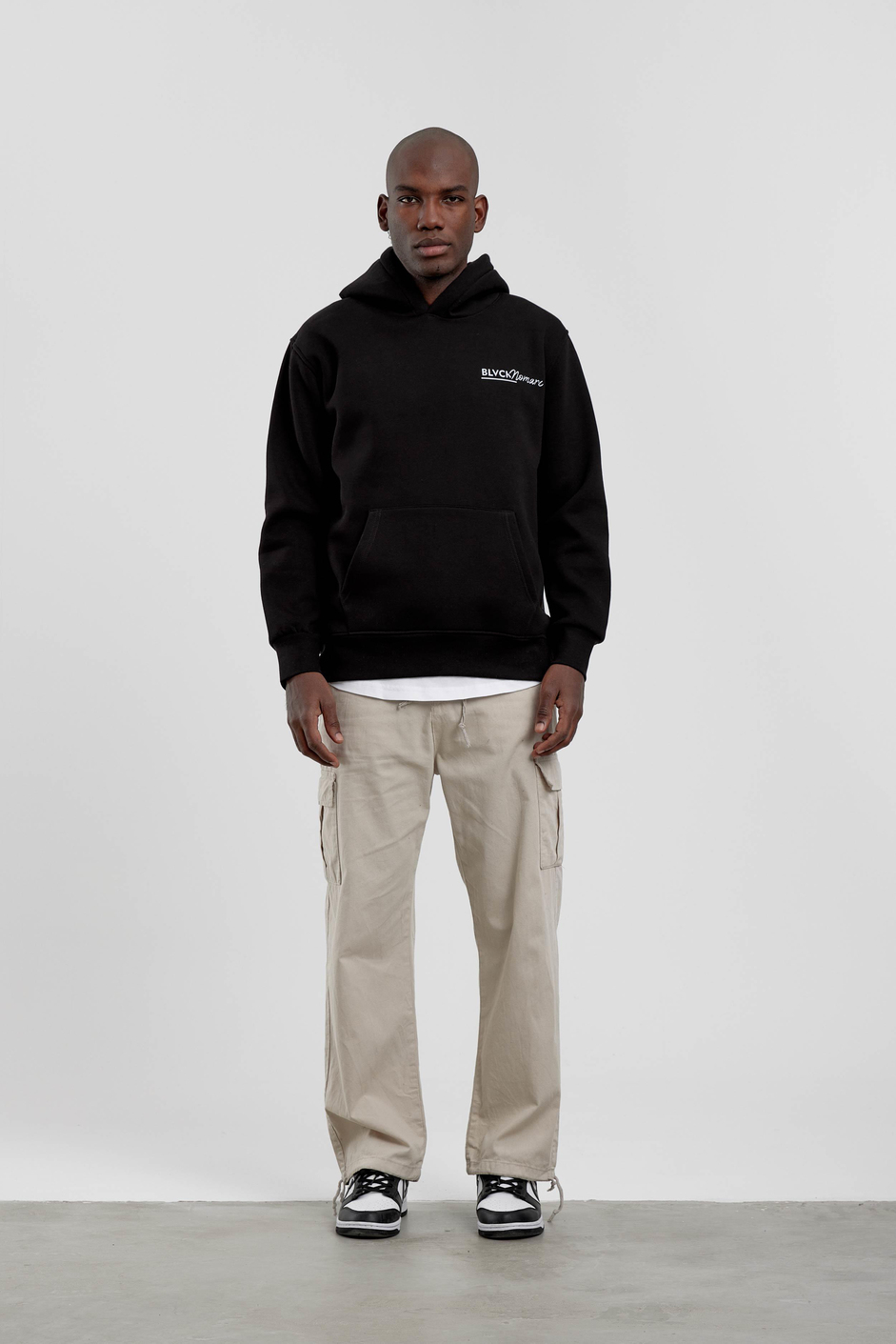 Siyah Örümcek Baskılı Kapüşonlu Sweatshirt