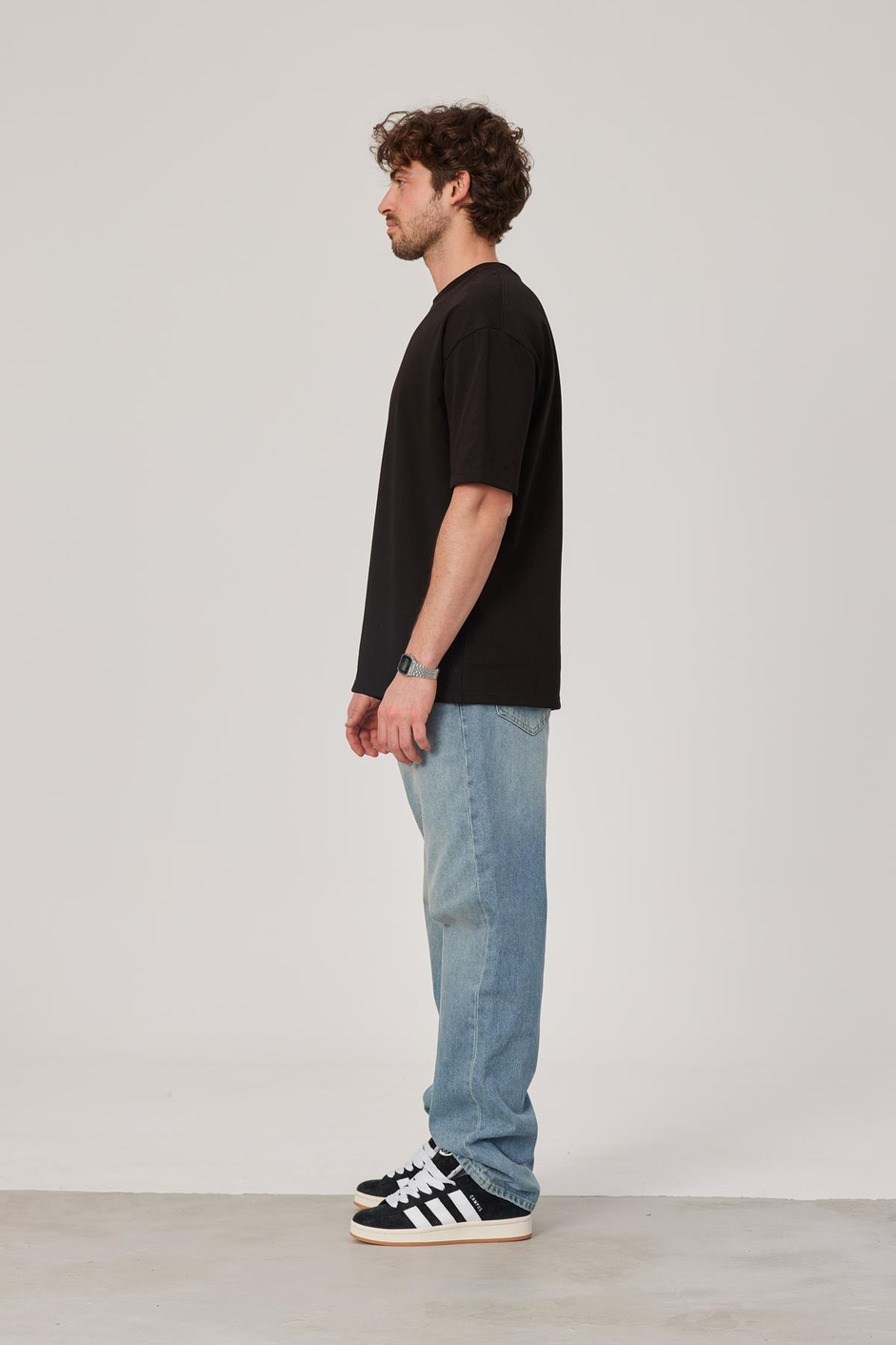 Siyah Oversize Basic Tshirt