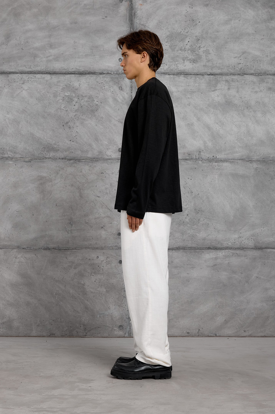 Siyah UZUN KOLLU SWEATSHIRT
