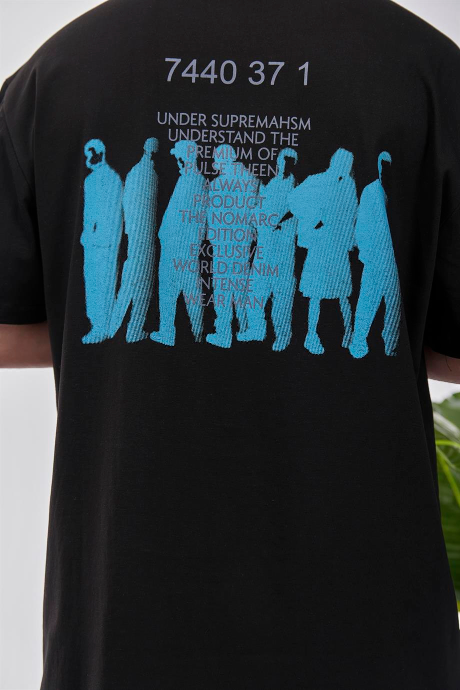 Suprematyism Siyah Tshirt