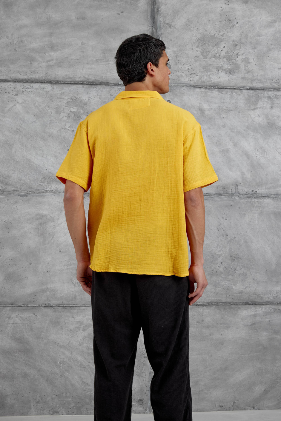 Turuncu Mlm Elson Baskılı Oversize Gömlek