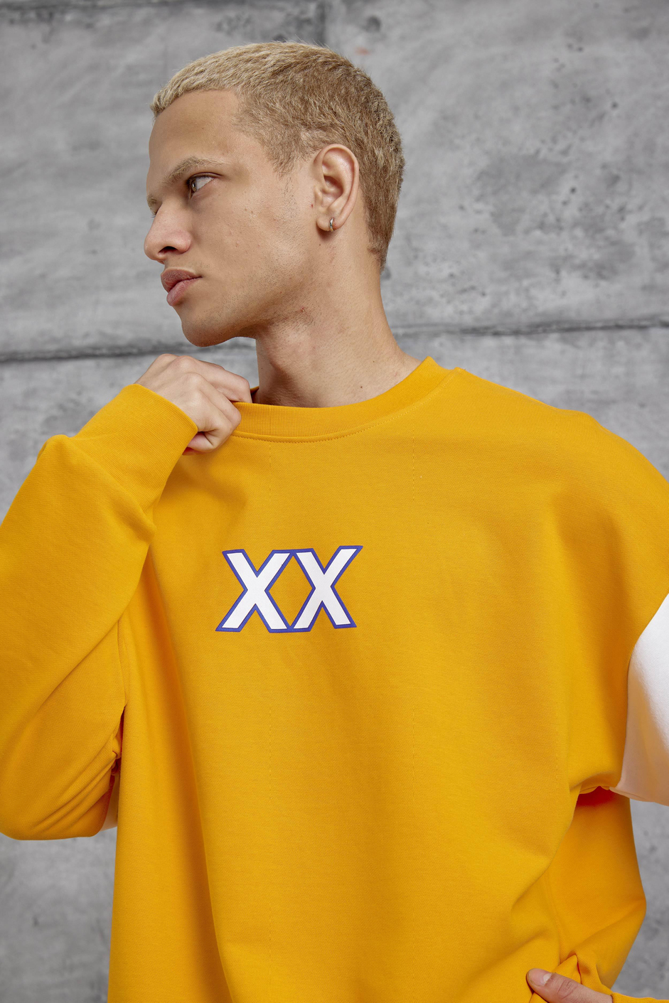 Turuncu XX BASKILI SWEATSHIRT