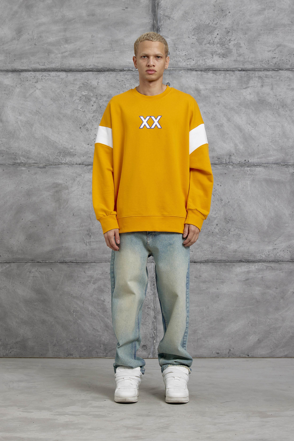 Turuncu XX BASKILI SWEATSHIRT