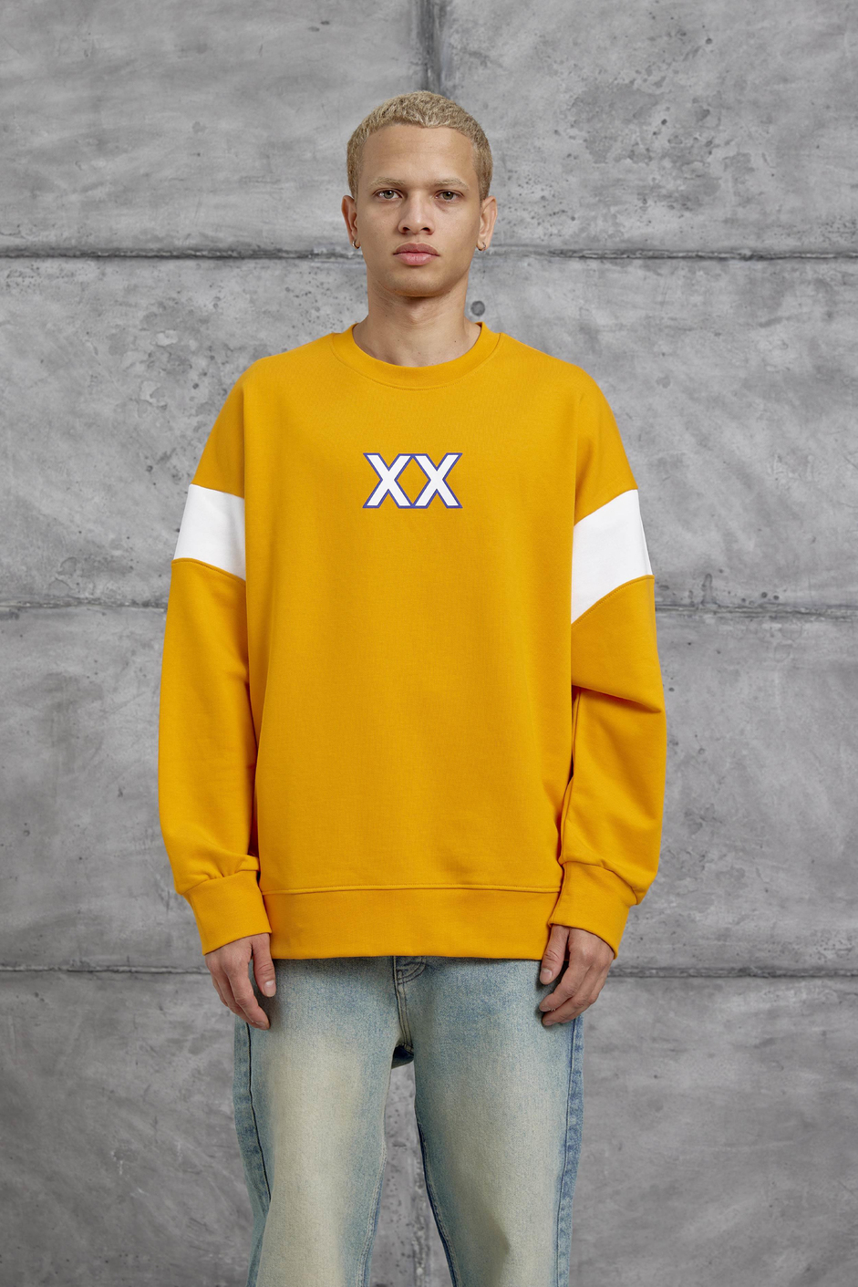 Turuncu XX BASKILI SWEATSHIRT