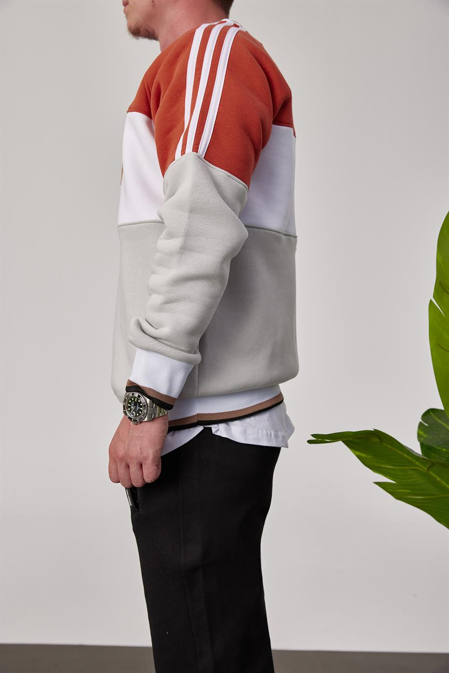 Unilions Kiremit Gri Sweatshirt