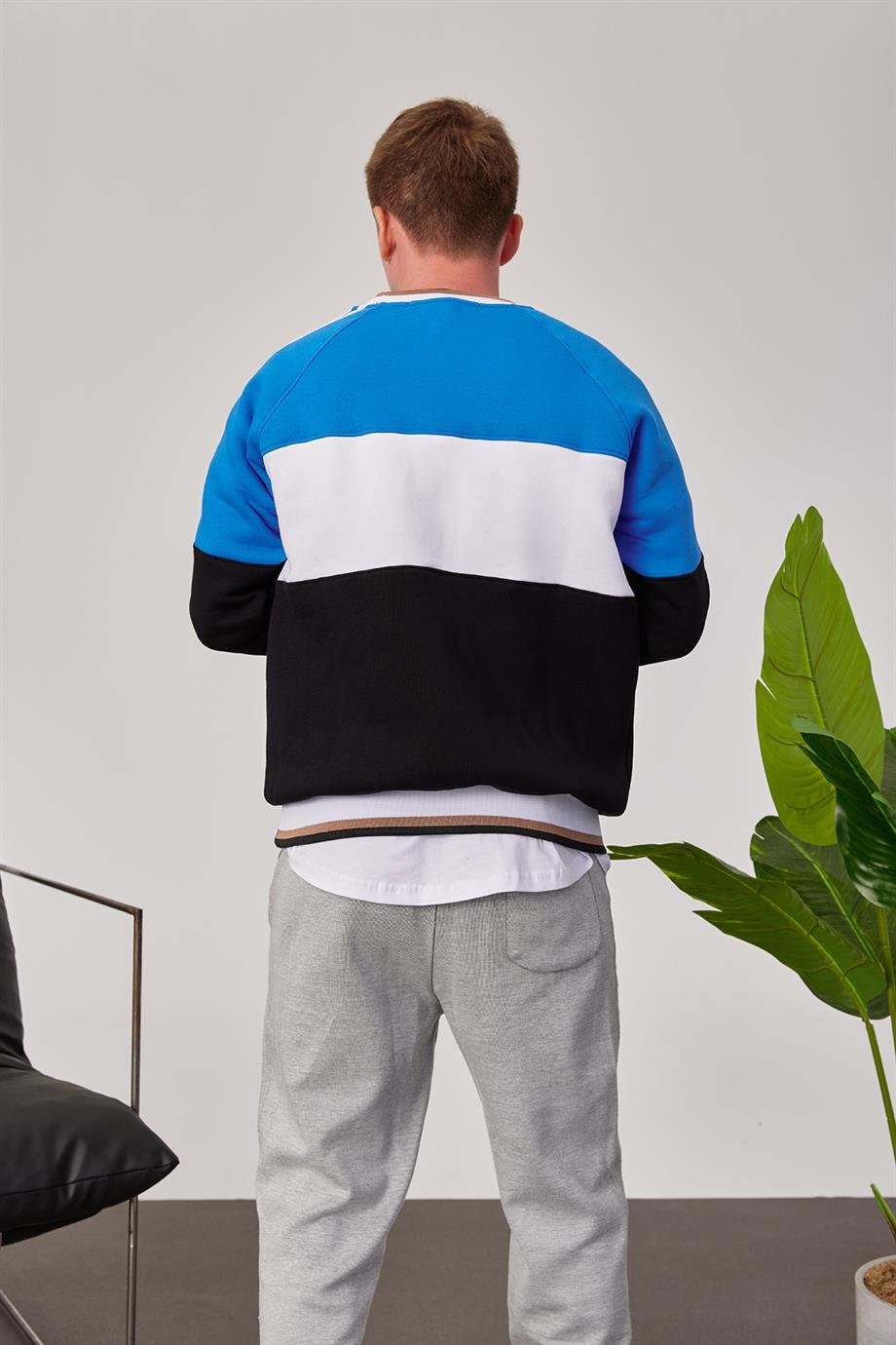 Unilions Mavi Siyah Sweatshirt