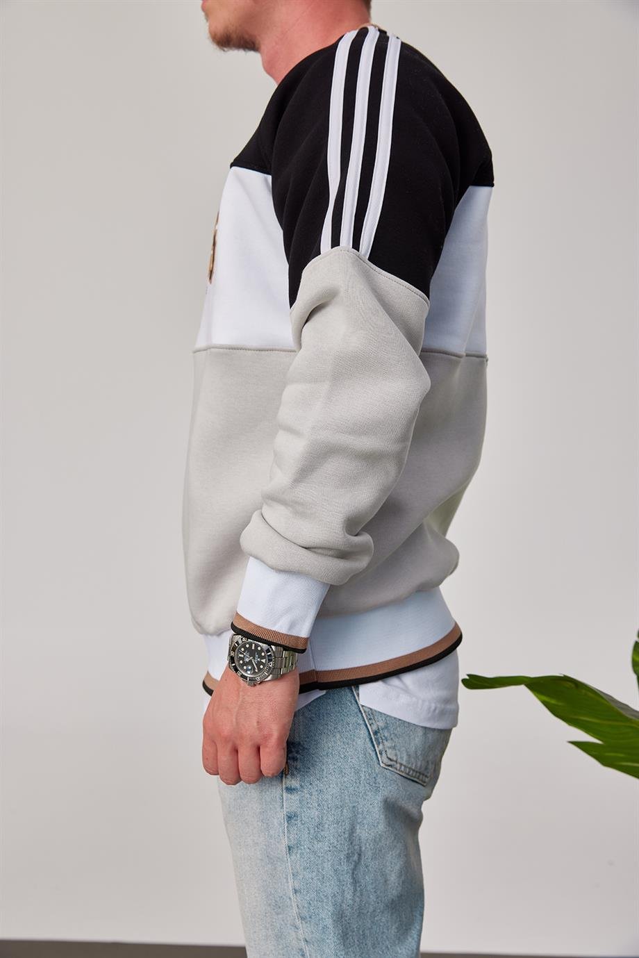 Unilions Siyah Gri Sweatshirt