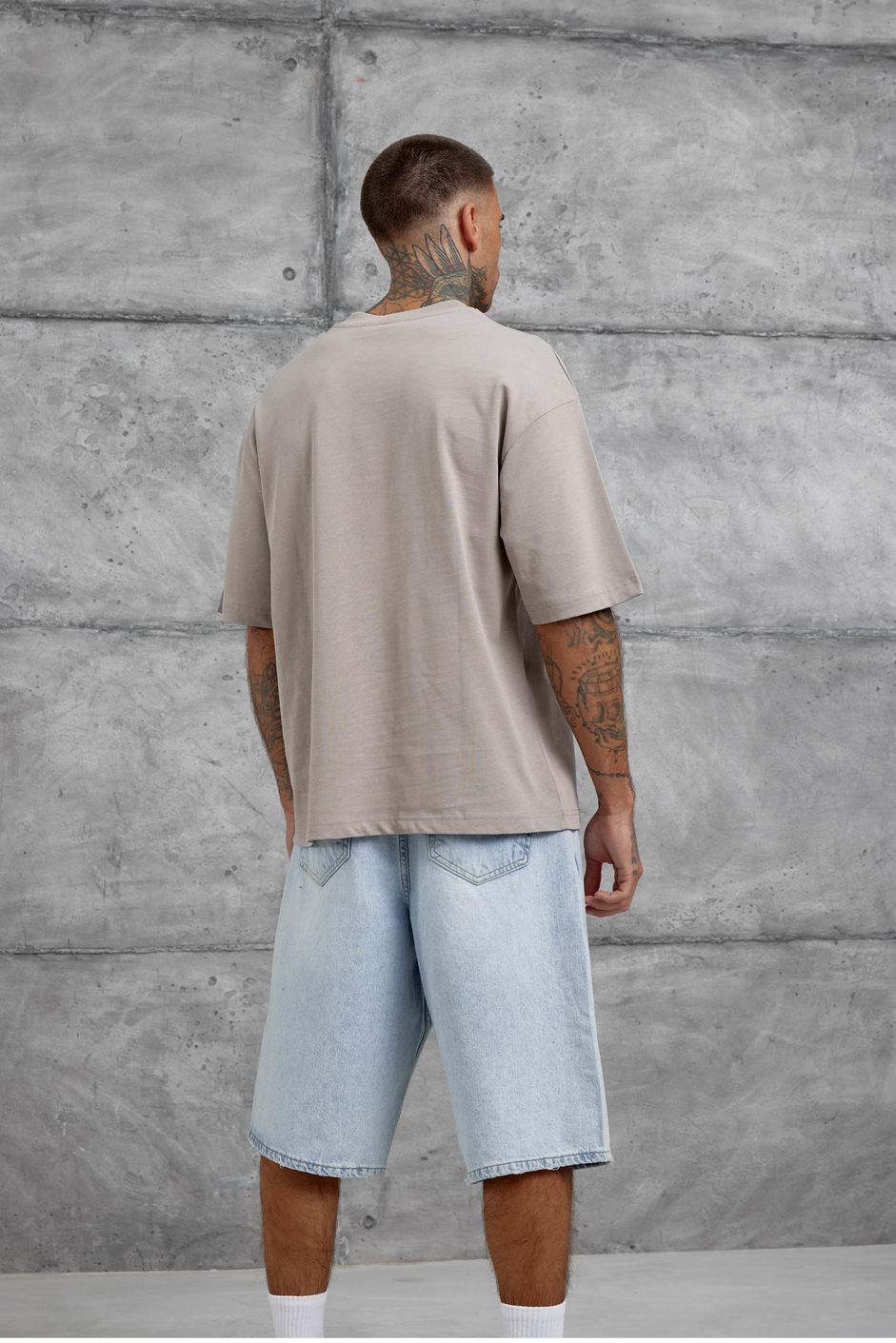 Vizon Aver Yazılı Oversize Tshirt