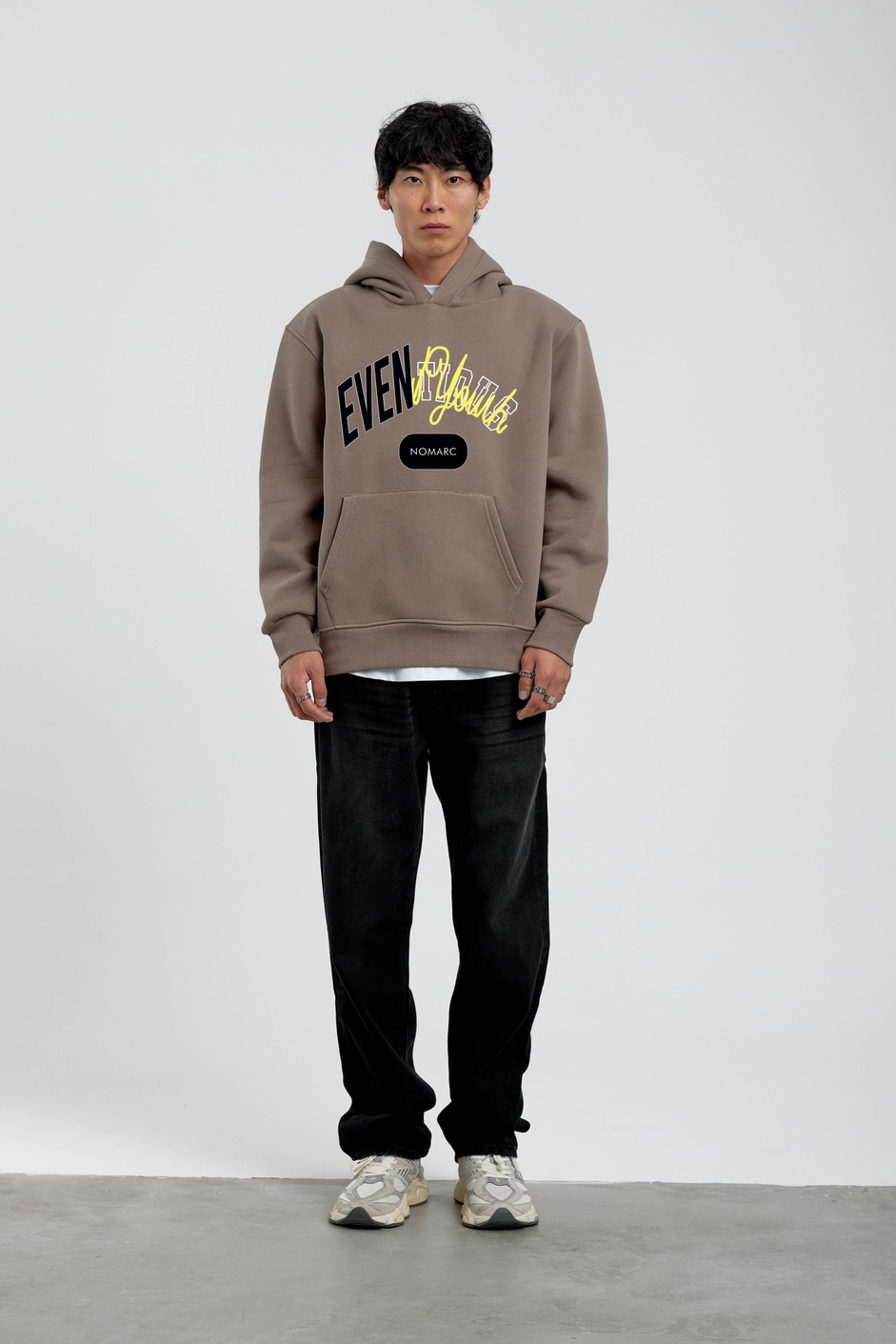 Vizon Eventious Yazılı Kapüşonlu Sweatshirt