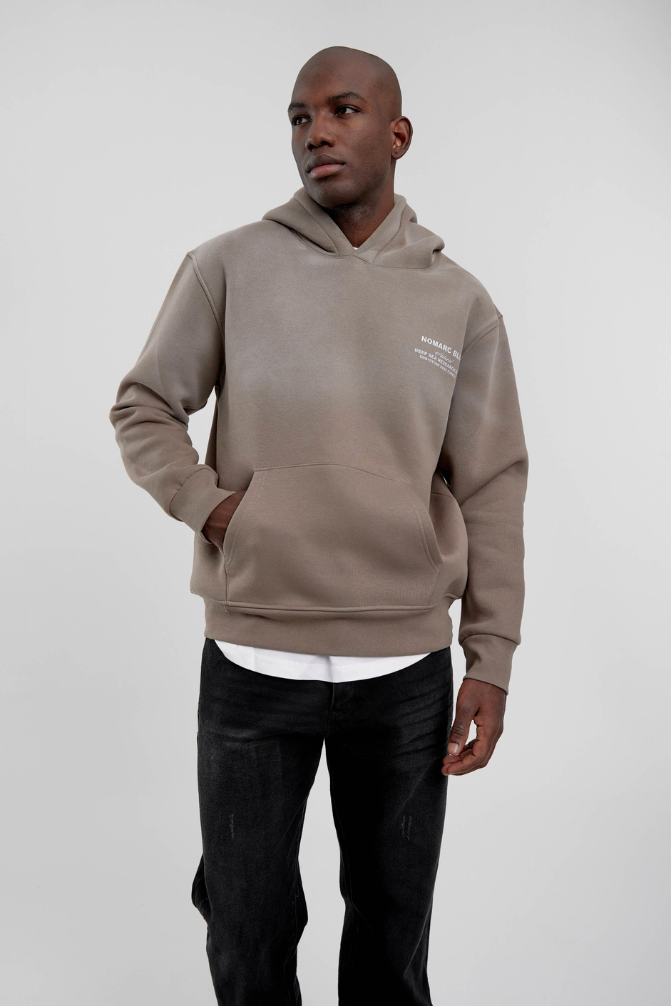 Vizon Nomarc Bloc Baskılı Kapüşonlu Sweatshirt