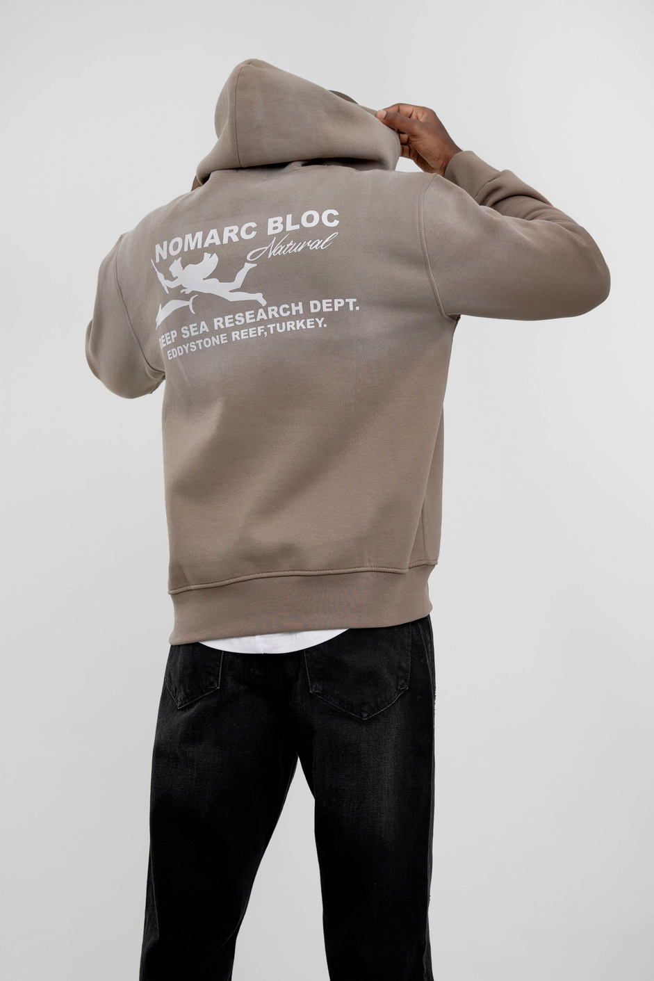 Vizon Nomarc Bloc Baskılı Kapüşonlu Sweatshirt
