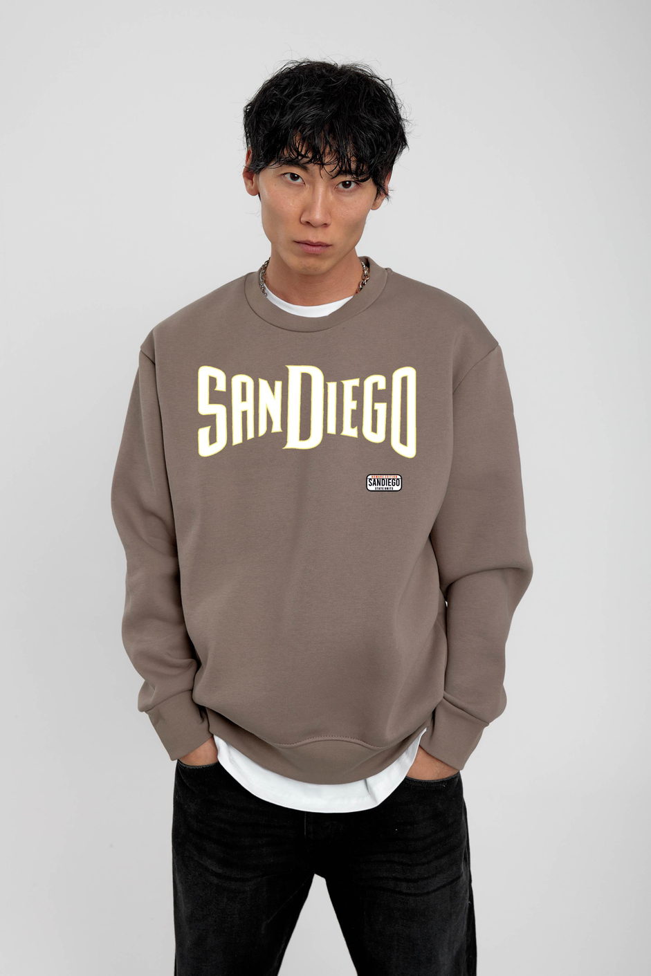 Vizon San Diego Yazılı Sweatshirt