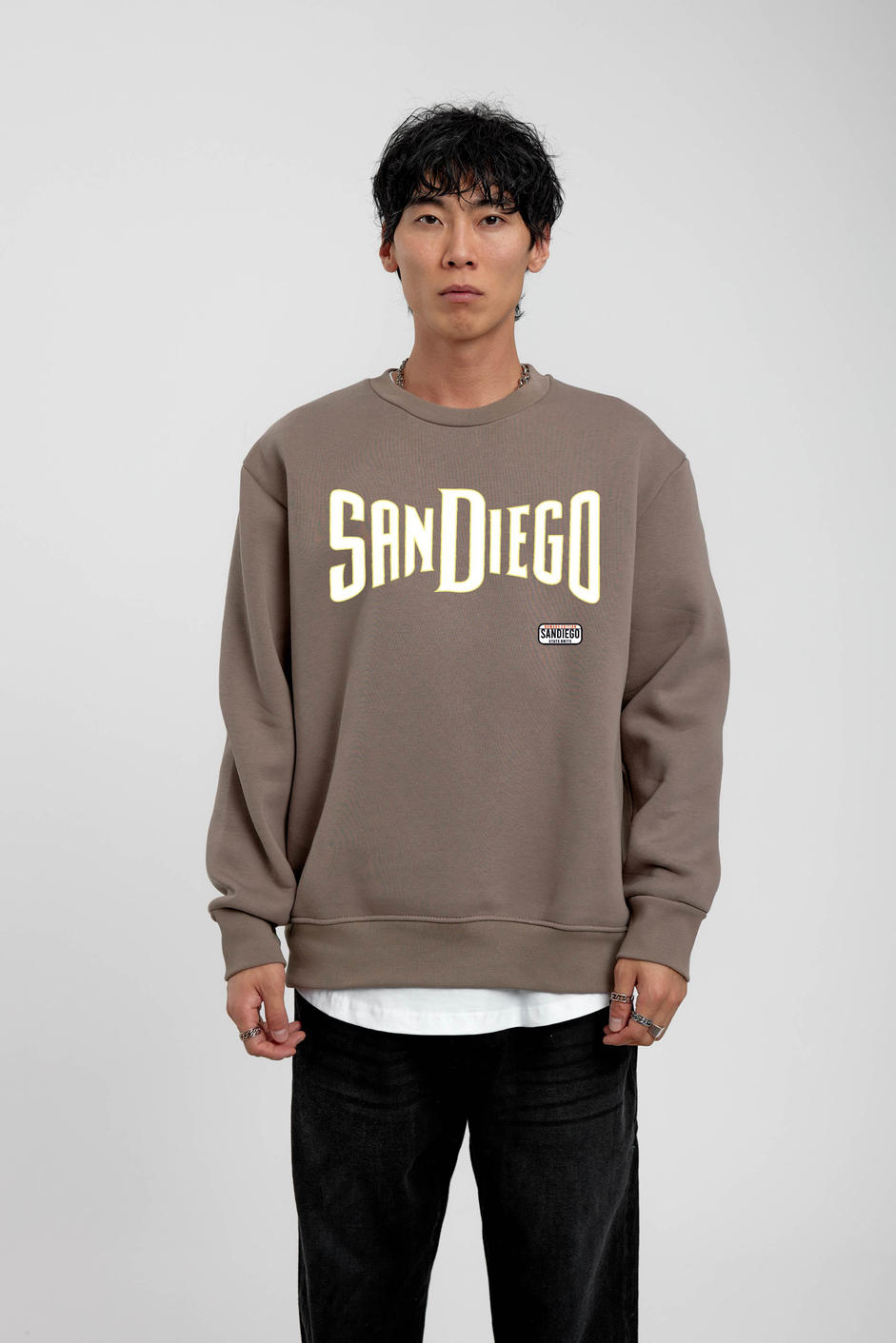 Vizon San Diego Yazılı Sweatshirt