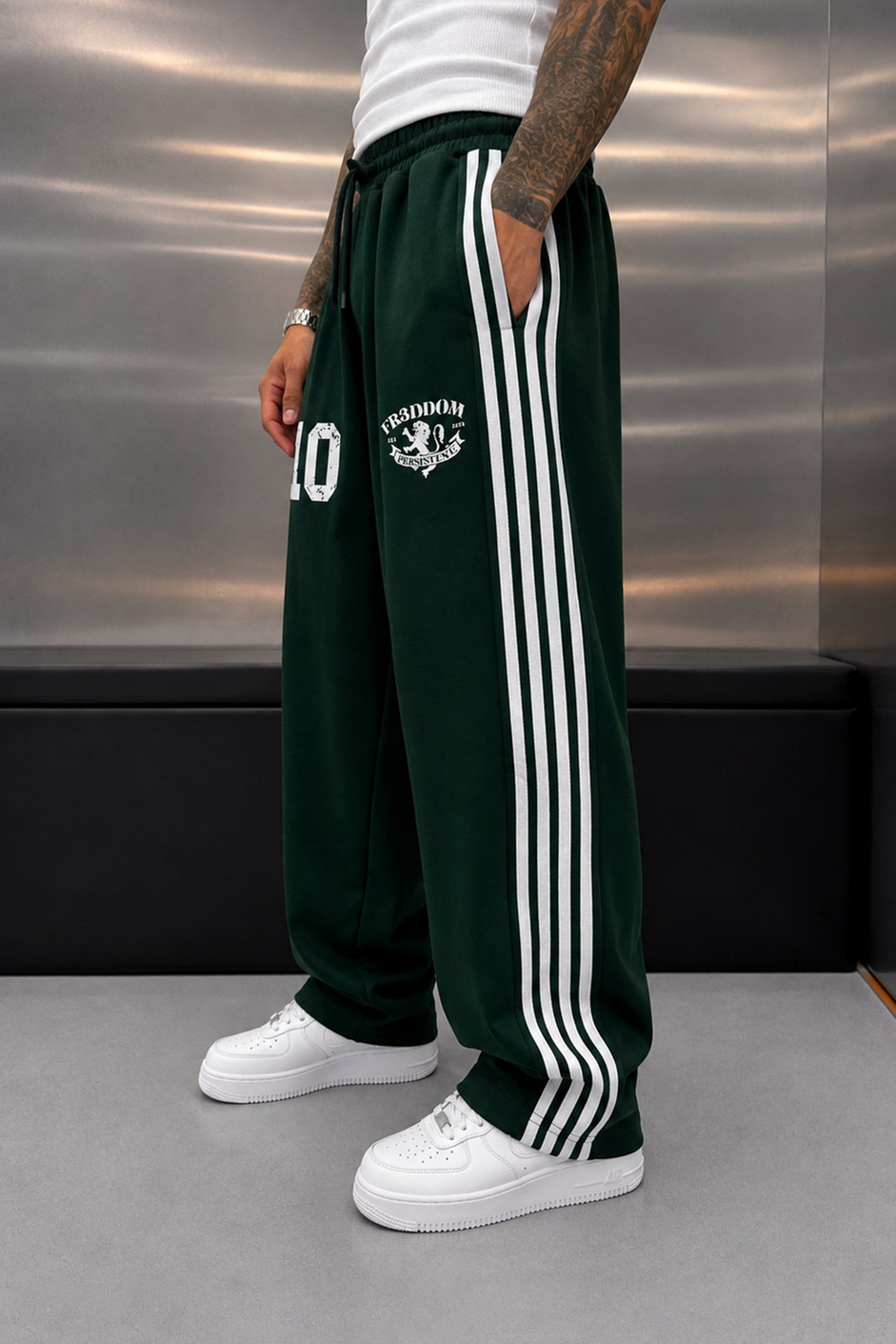 Yeşil 10 RETURNED BAGGY EŞOFMAN ALTI