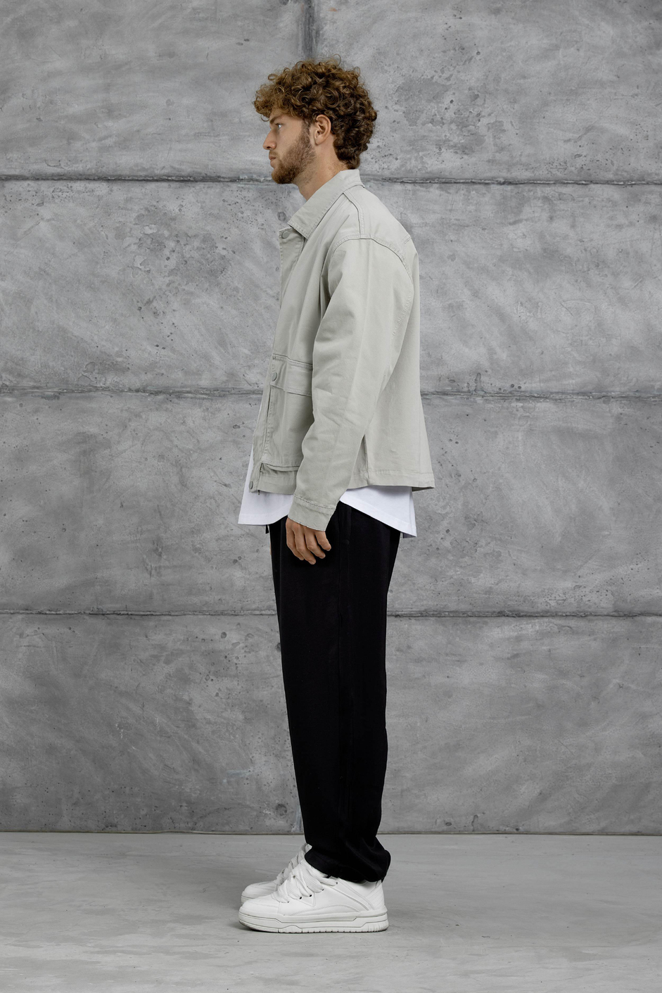 Yeşil 251 Yıkamalı Oversize Ceket
