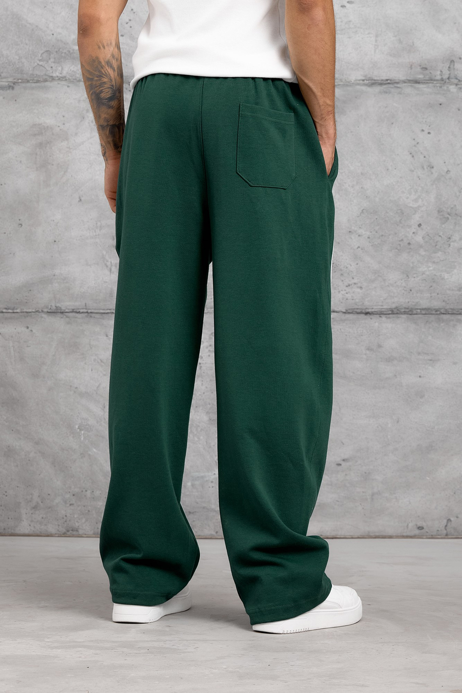Yeşil 5 ÇİZGİ BAGGY EŞOFMAN ALTI