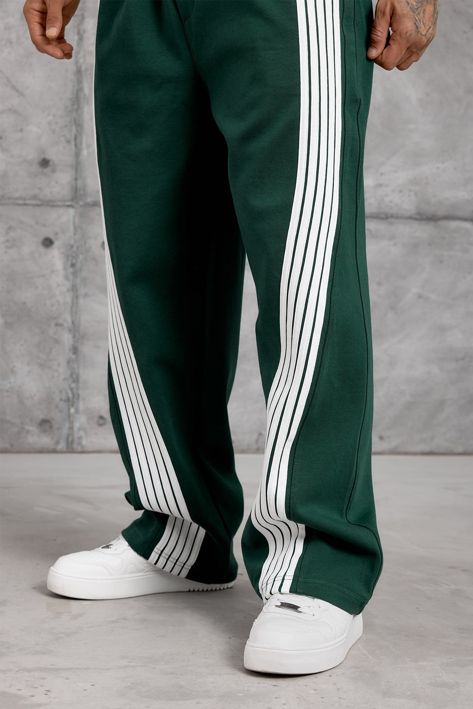 Yeşil 5 ÇİZGİ BAGGY EŞOFMAN ALTI