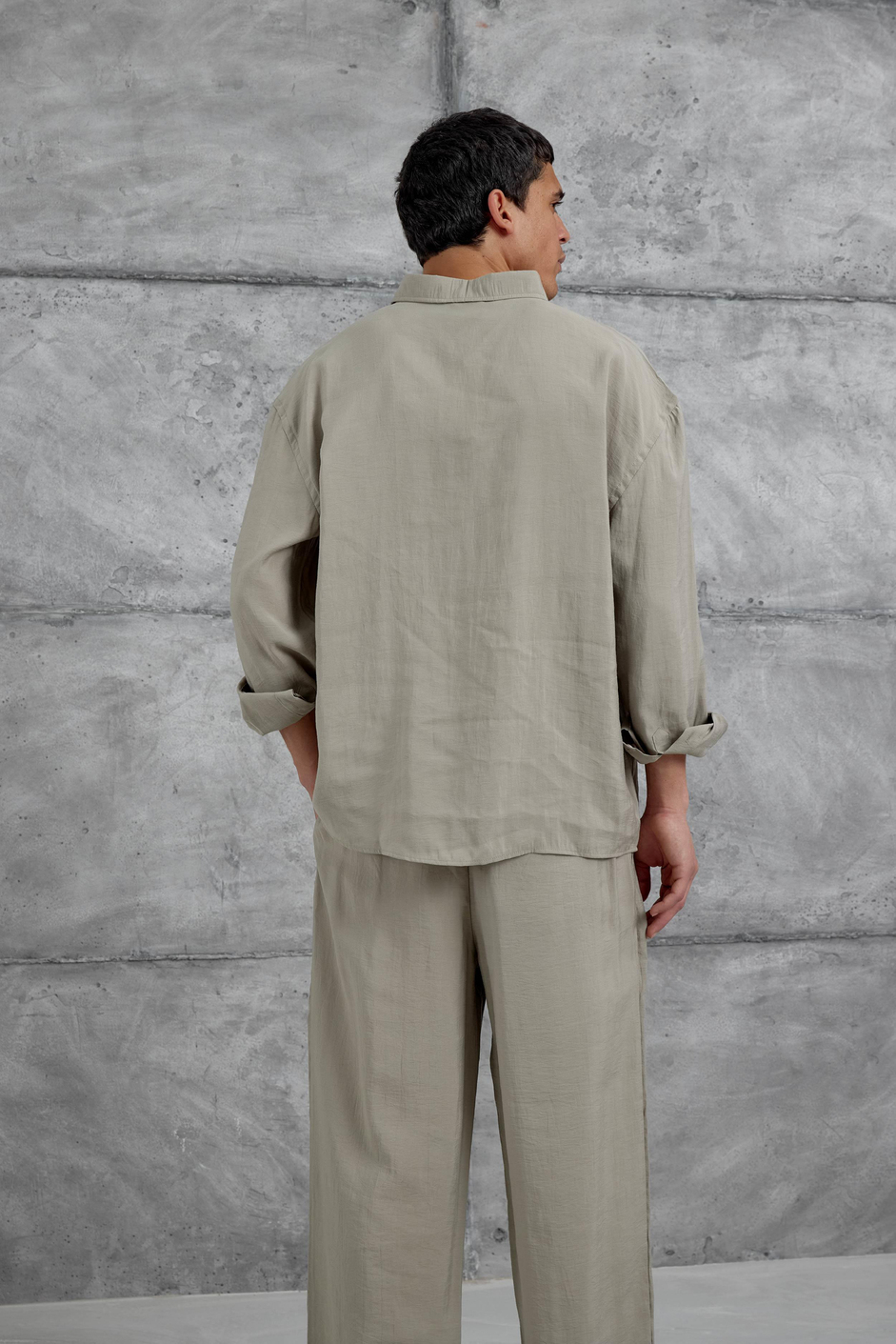 Yeşil 512 Modal Kumaş Oversize Takım Alt Üst