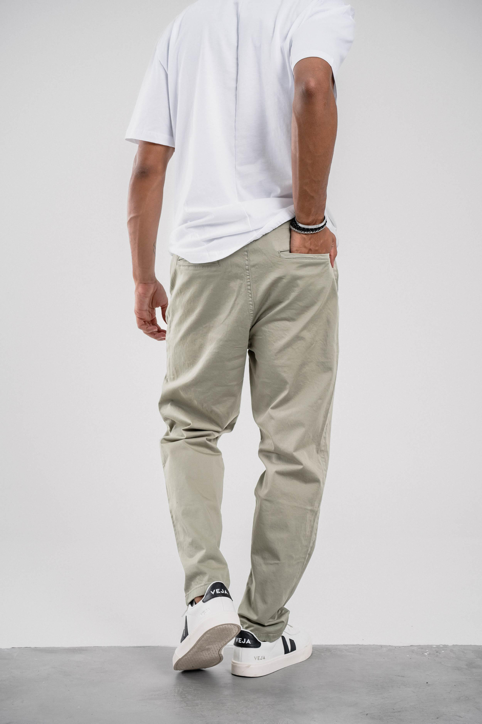 Yeşil Gabardin Pantolon