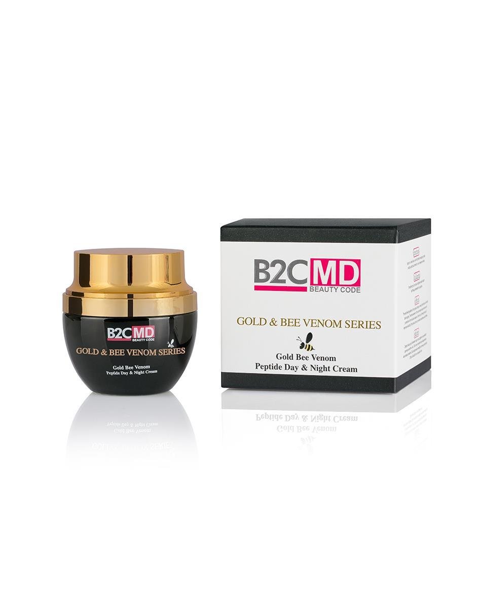 B2CMD Gold & Bee Venom & Peptide & Day & Night Cream - Altın & Arı Zehri ve Peptit İçerikli Gece- Gündüz Kremi