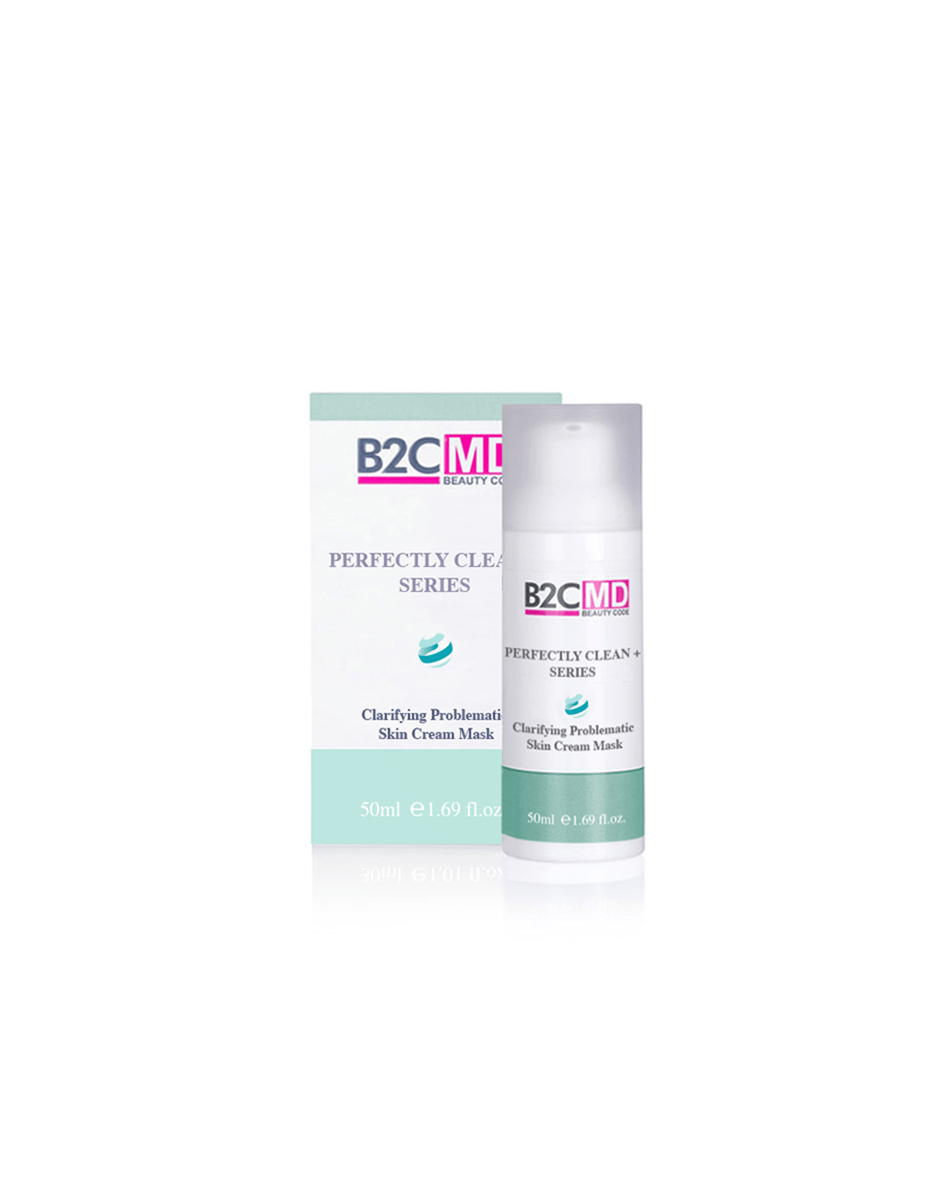 B2CMD Perfectly Clean + Clarifying Problematic Skin Cream Mask - Akneli ...