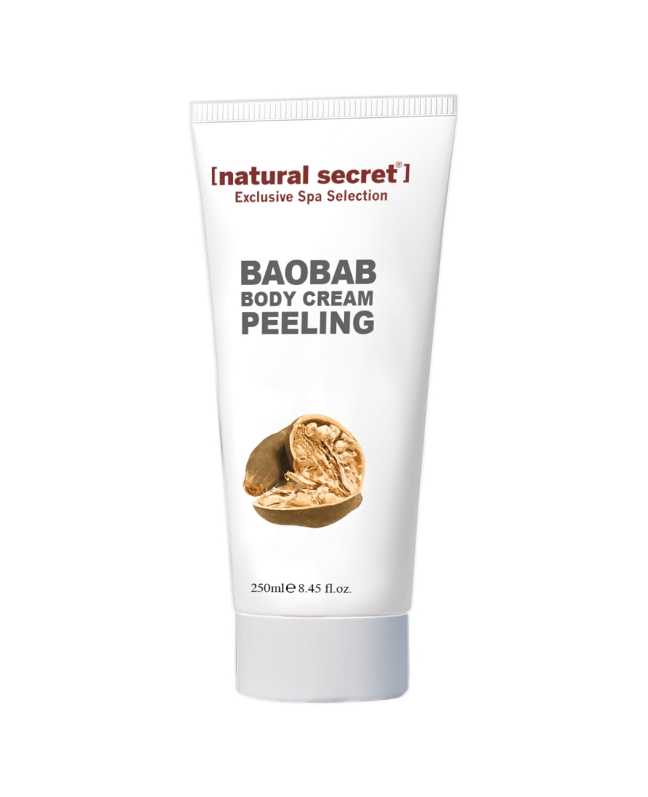 Natural Secret Baobab Body Cream Peeling - Baobab Granüllü Vücut Krem Peeling
