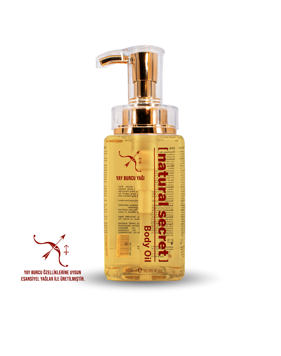Natural Secret Sagittarius Massage & Body Care Oil - Yay Burcu Masaj & Vücut Bakım Yağı