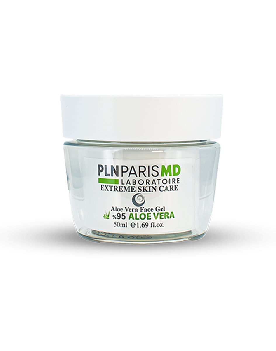 PLN PARIS MD Aloe Vera Face Gel / %95 Aloe Vera İçerikli Yatıştırıcı Ve Nemlendirici Jel 50ml