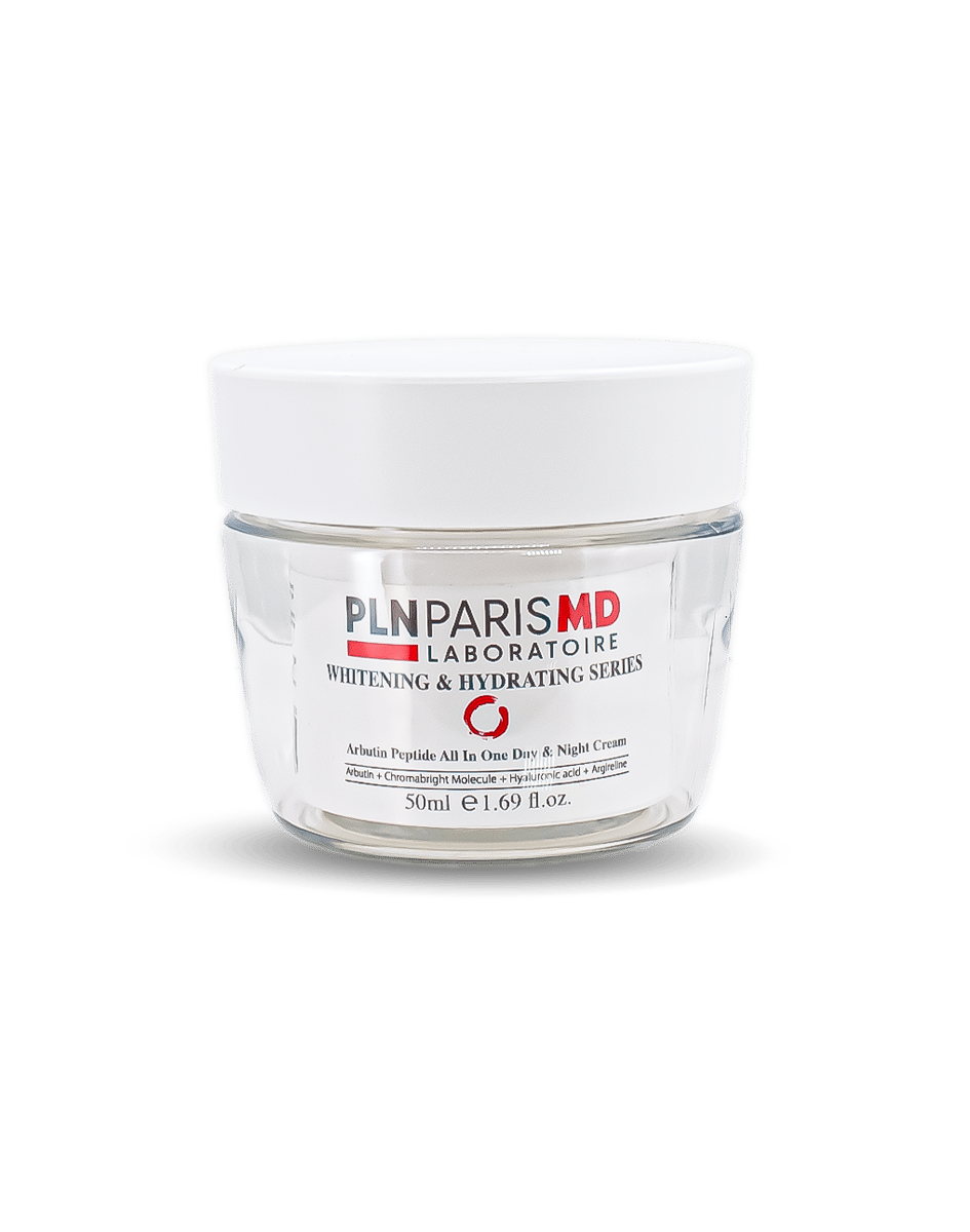 PLN PARIS MD Arbutin & Peptide & Day & Night Cream / Arbutin İçerikli Leke Açıcı ve Nemlendirici gündüz ve gece kremi 50ml
