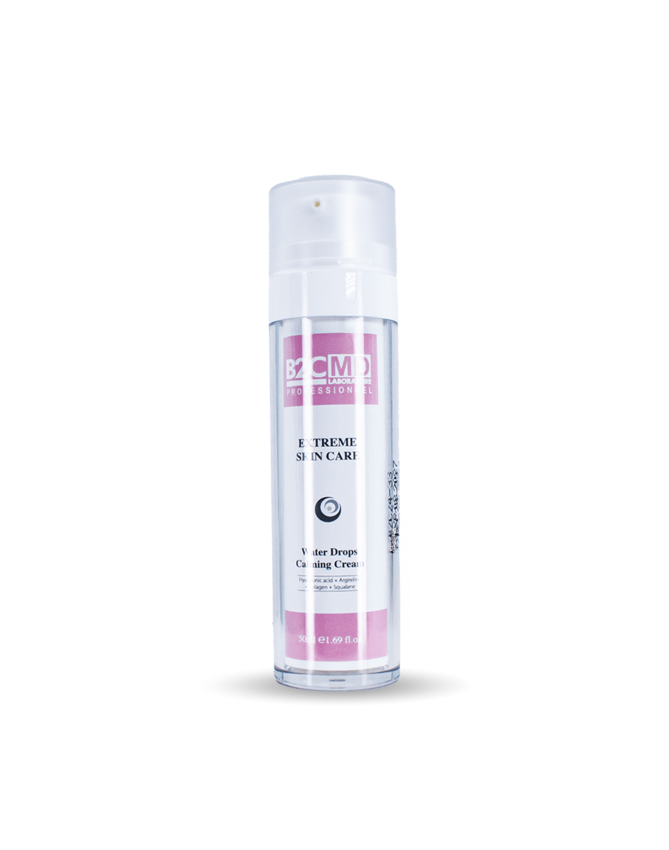 B2CMD Extreme Water Drops Calming Cream / Hassas Dahil Tüm Ciltlere Sakinleştirici, Yüksek Nem Etkili Su Bombası Efektli Cilt Kremi 50ml