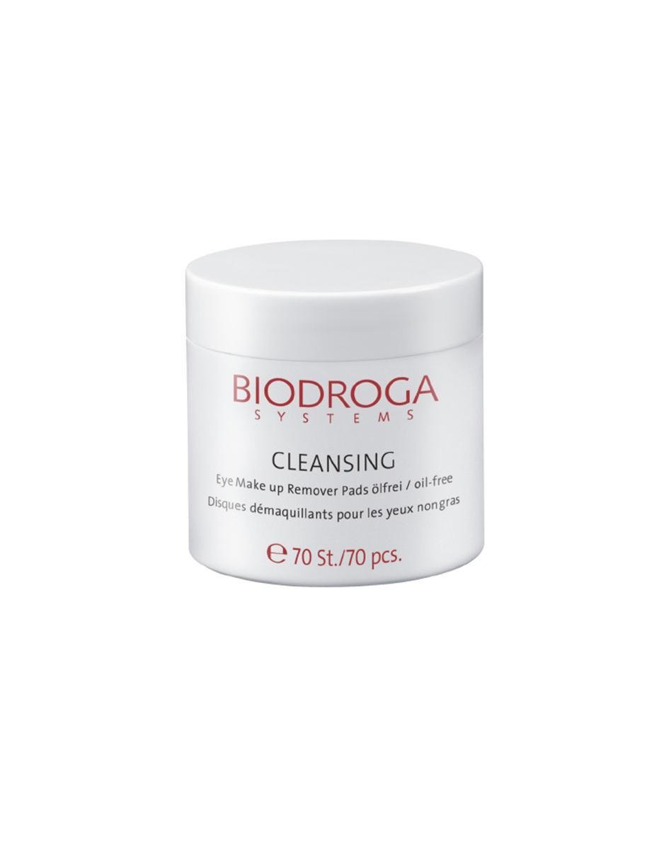 Biodroga Eye Make Up Remover Pads Oil Free - Tüm Ciltler için Göz Makyajı Temizleyici Pedler
